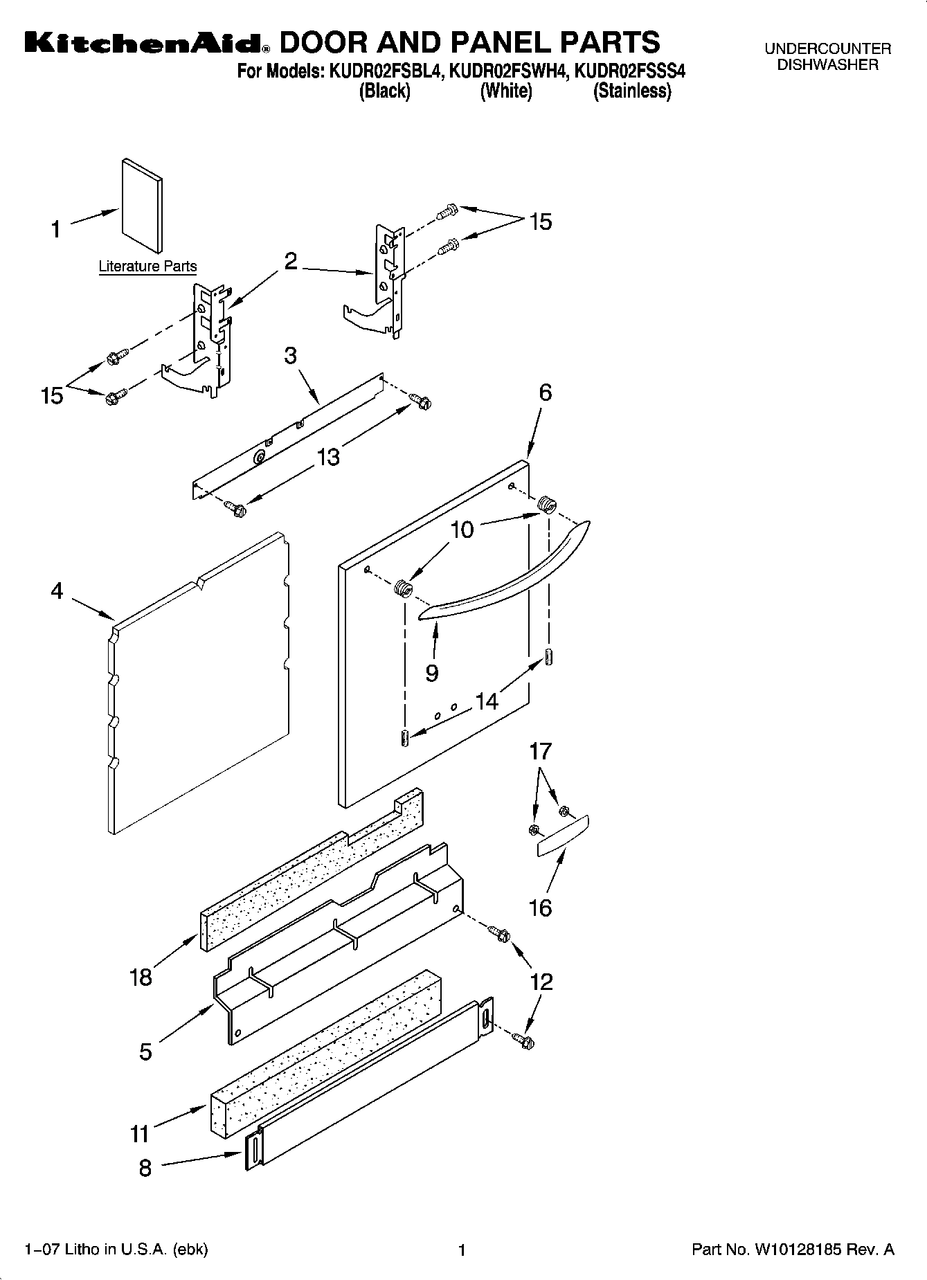01 - DOOR AND PANEL PARTS