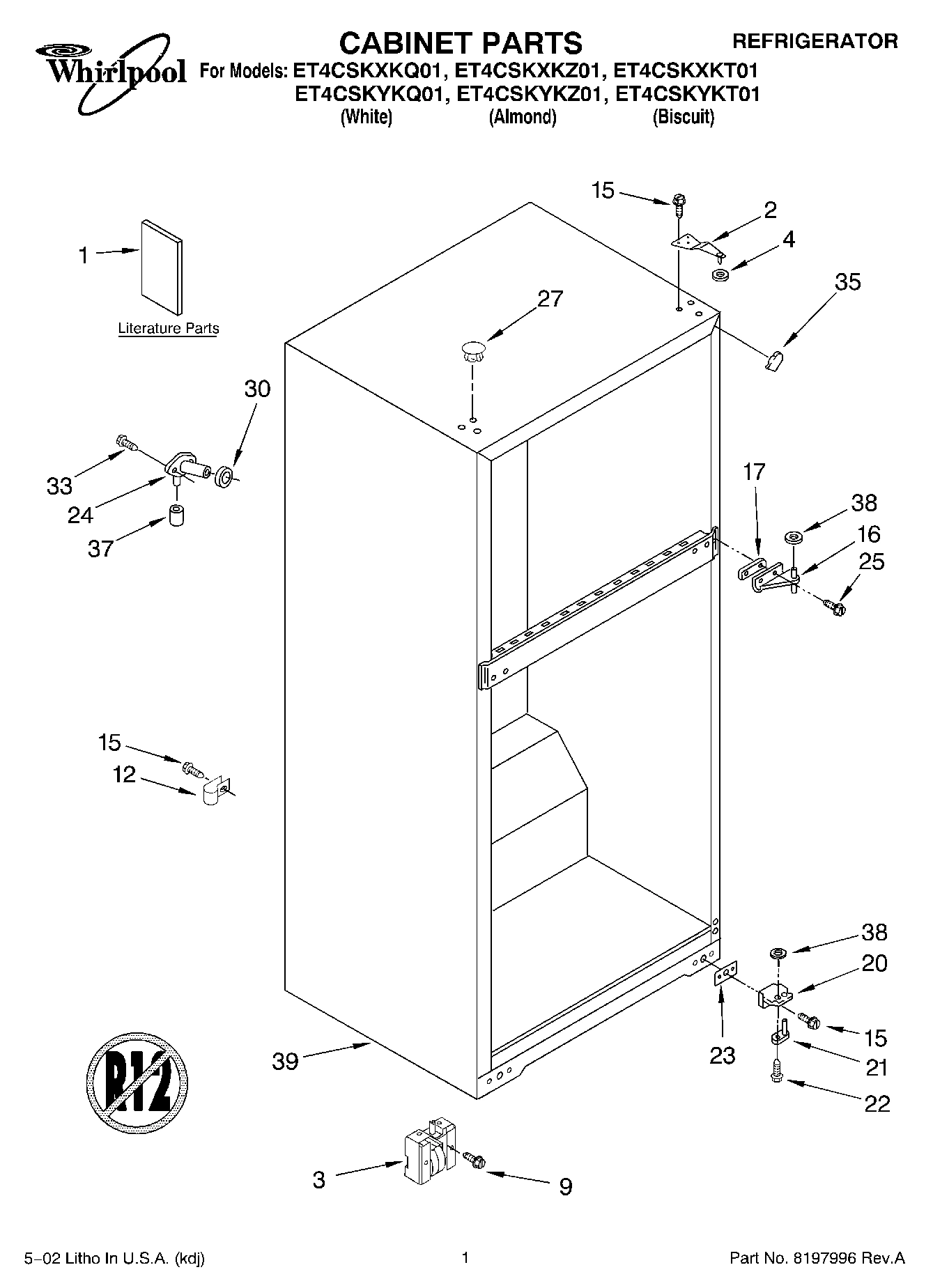01 - CABINET, LITERATURE