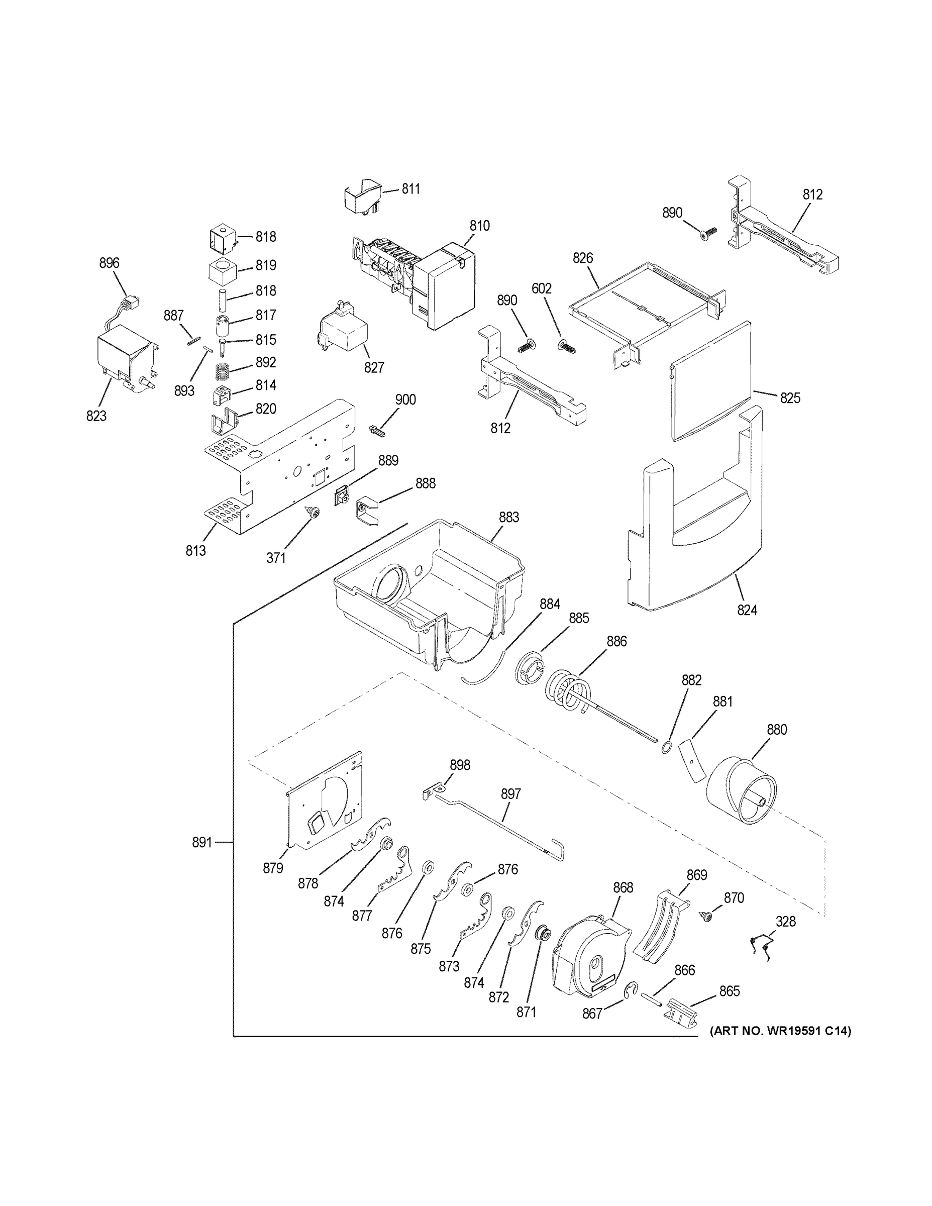 ICE MAKER & DISPENSER