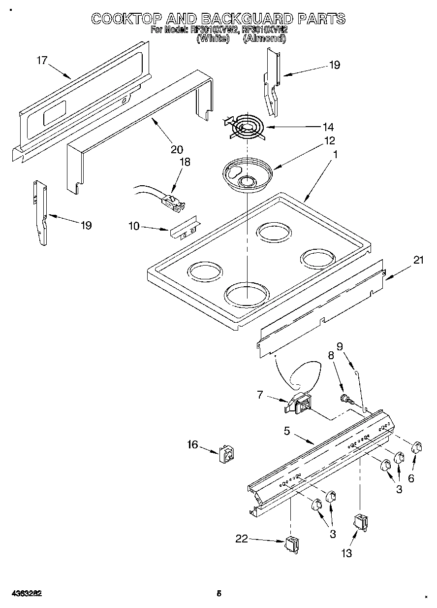 04 - COOKTOP AND BACKGUARD