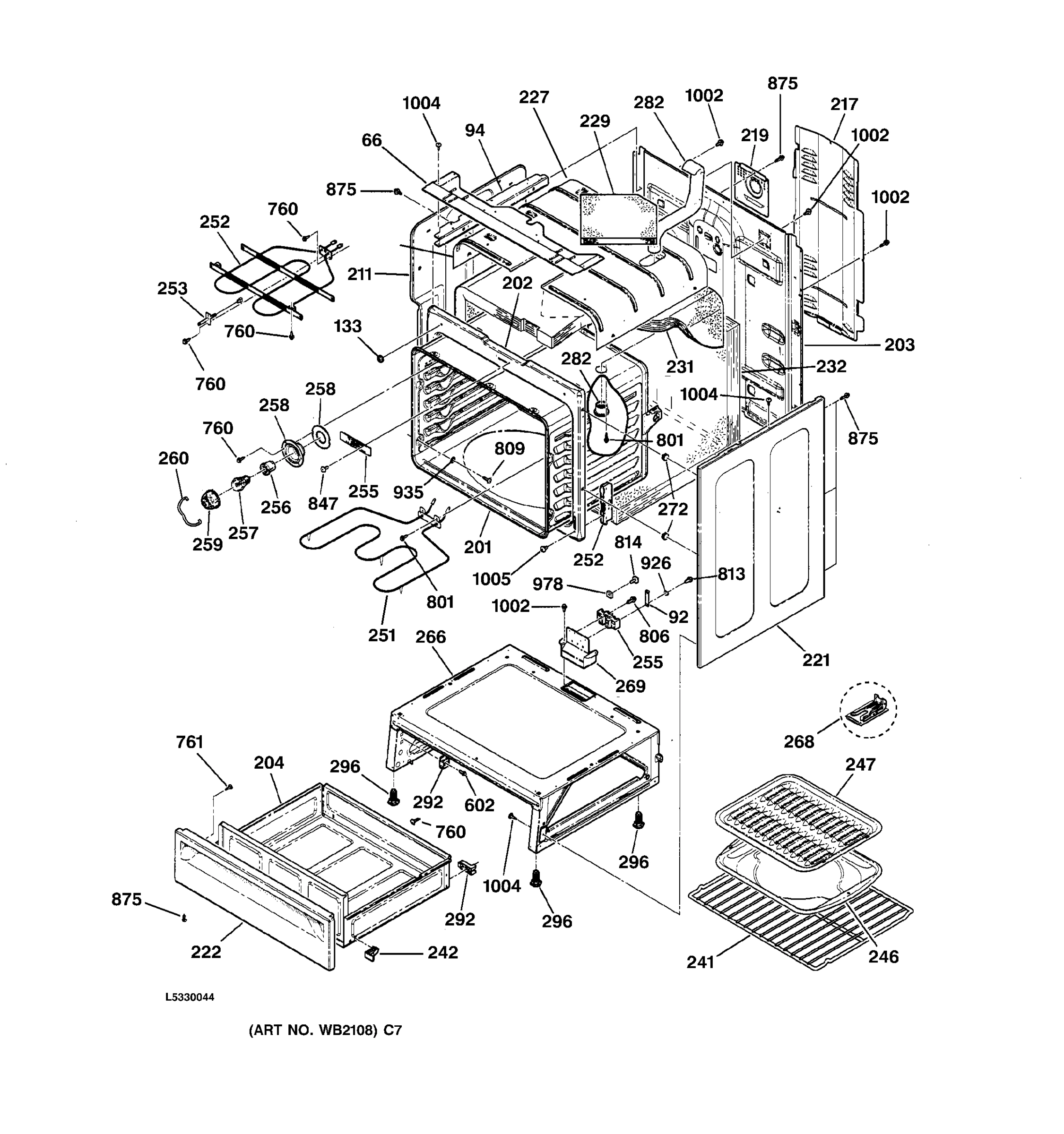 BODY & DRAWER PARTS