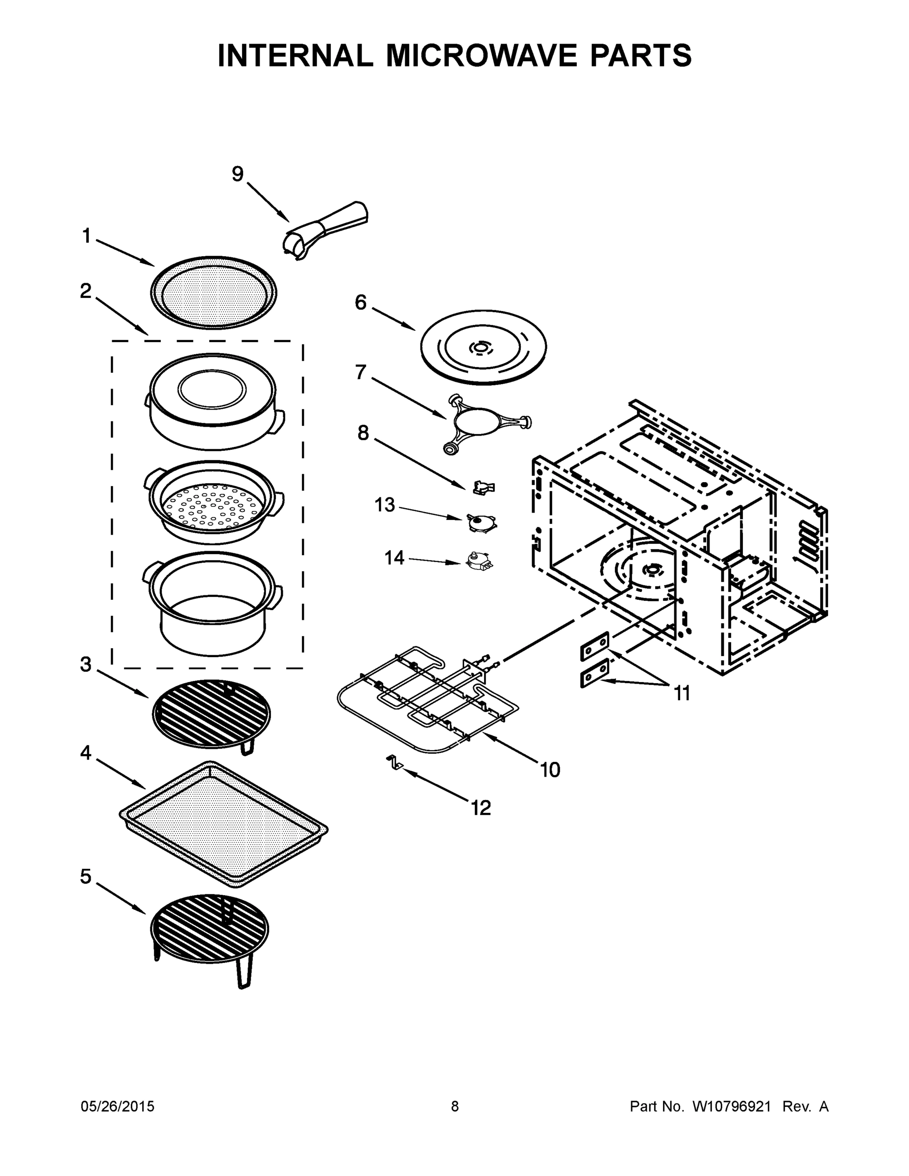 05 - INTERNAL MICROWAVE PARTS