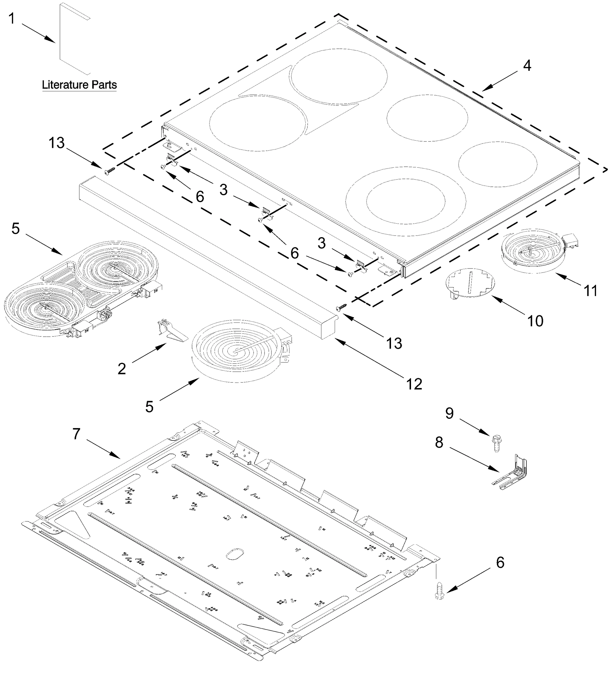 COOKTOP PARTS