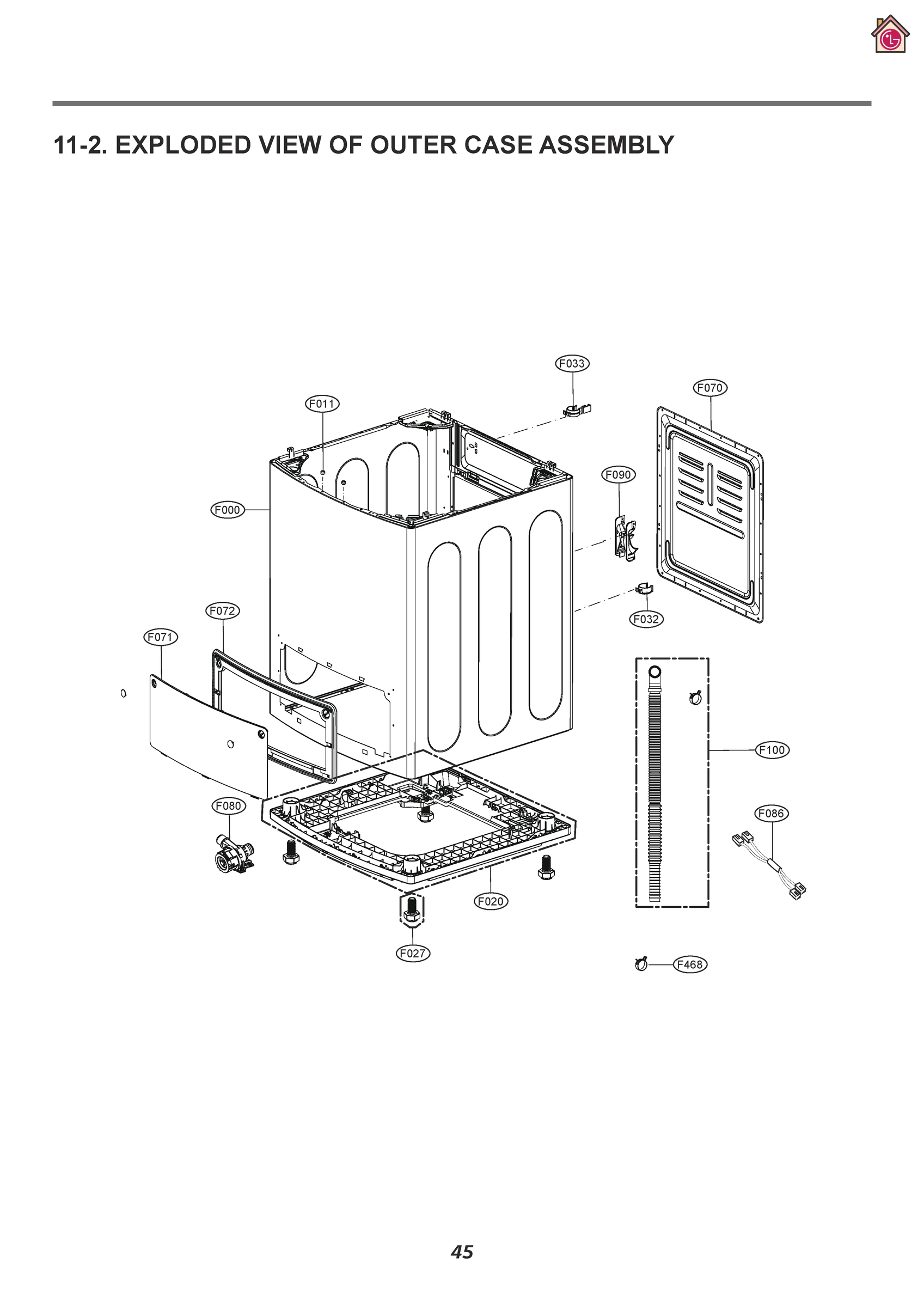 OUTER CASE ASSEMBLY