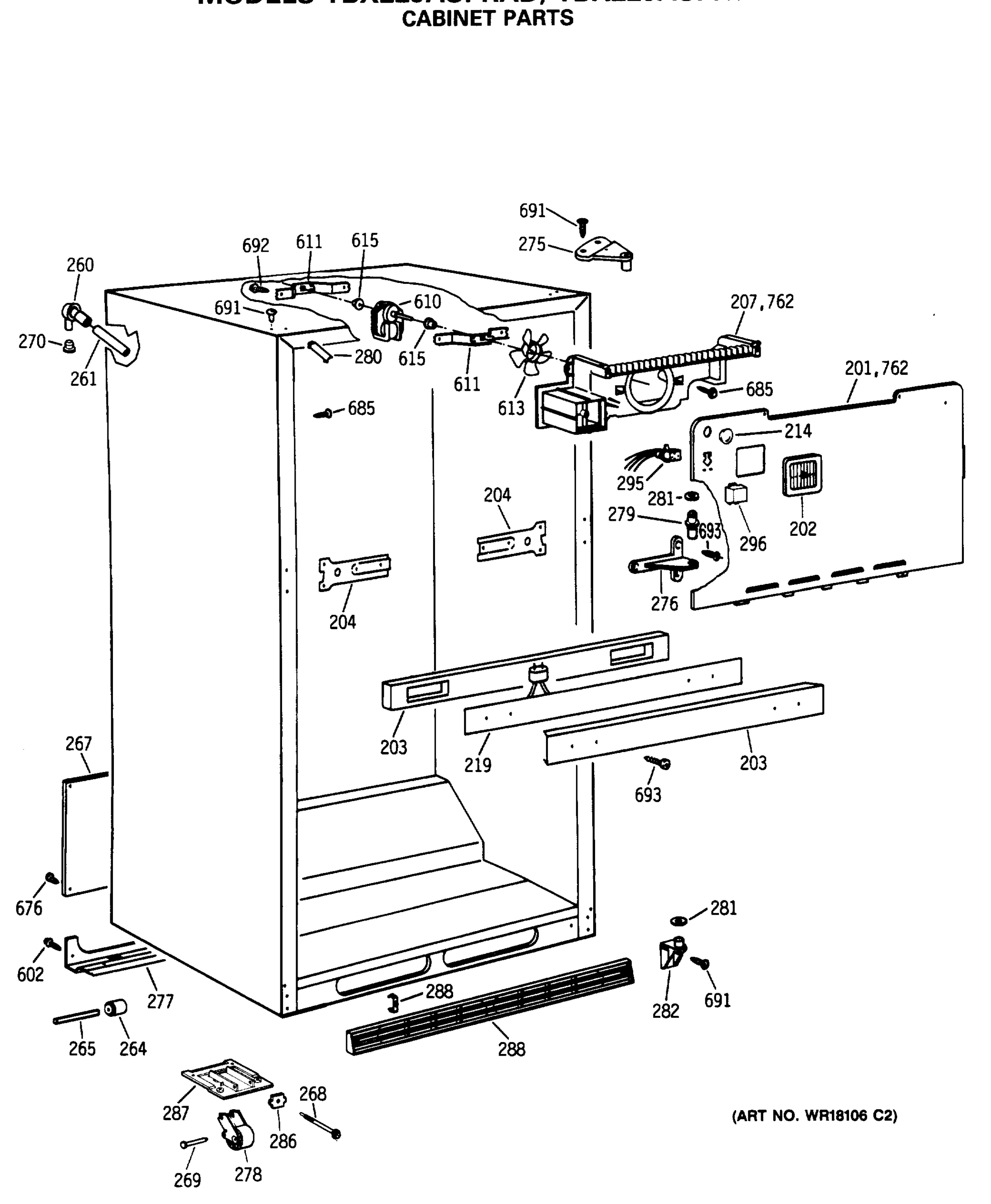 CABINET PARTS