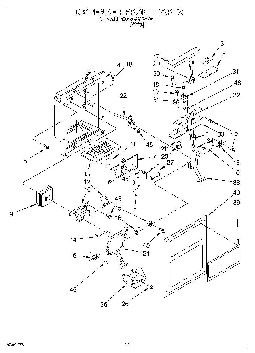 09 - DISPENSER FRONT