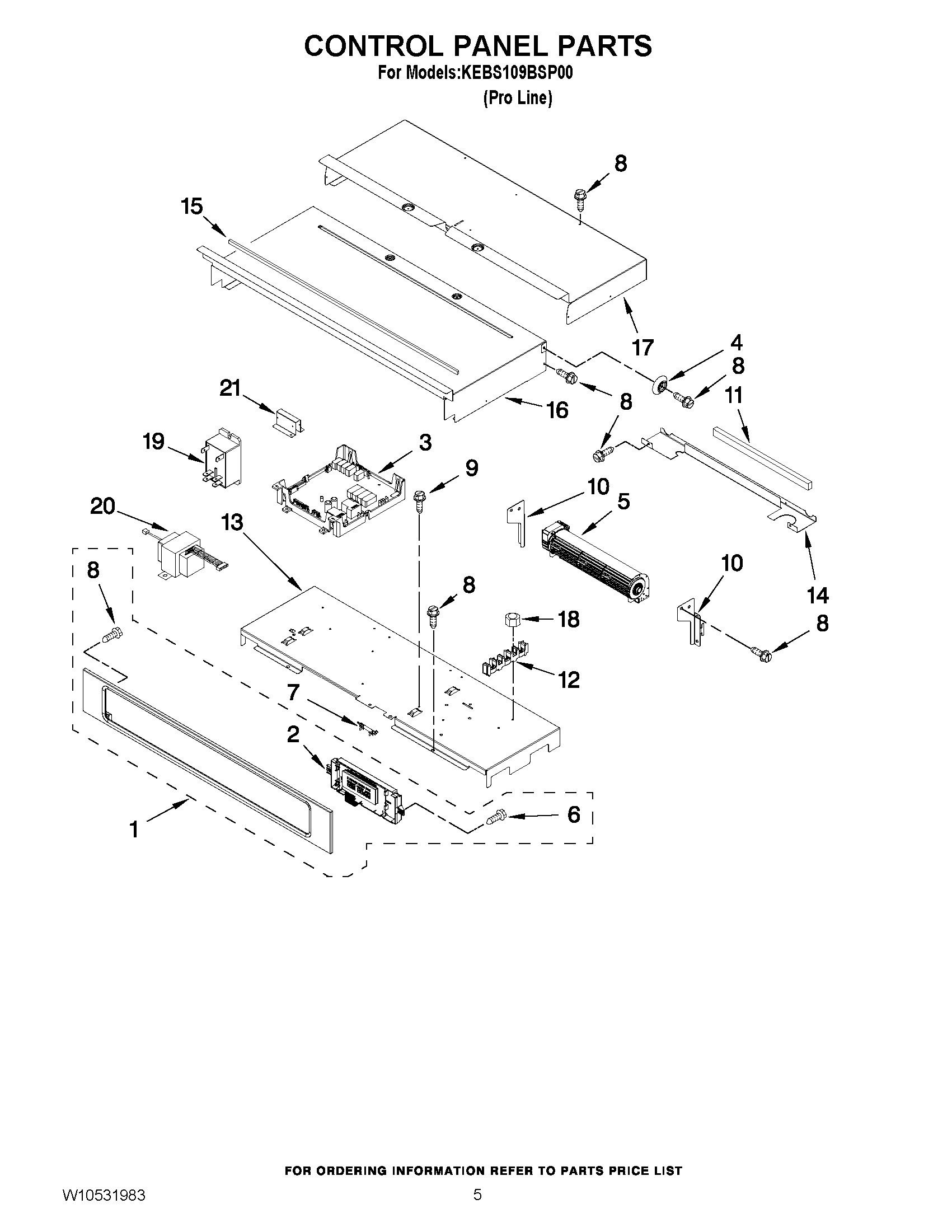 04 - CONTROL PANEL PARTS
