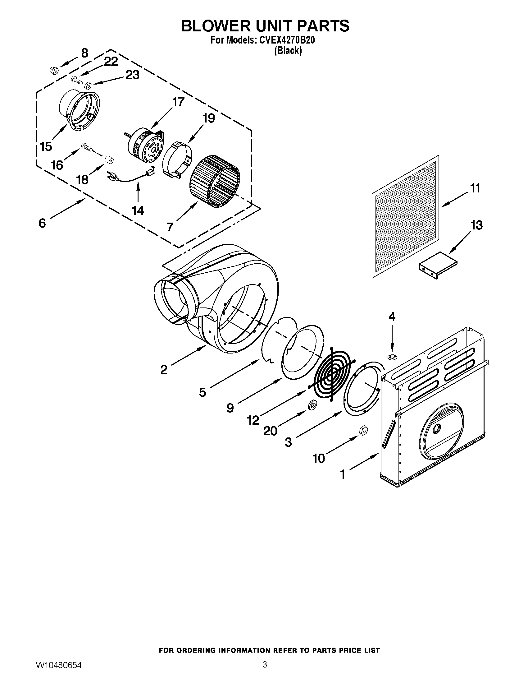 02 - BLOWER UNIT PARTS