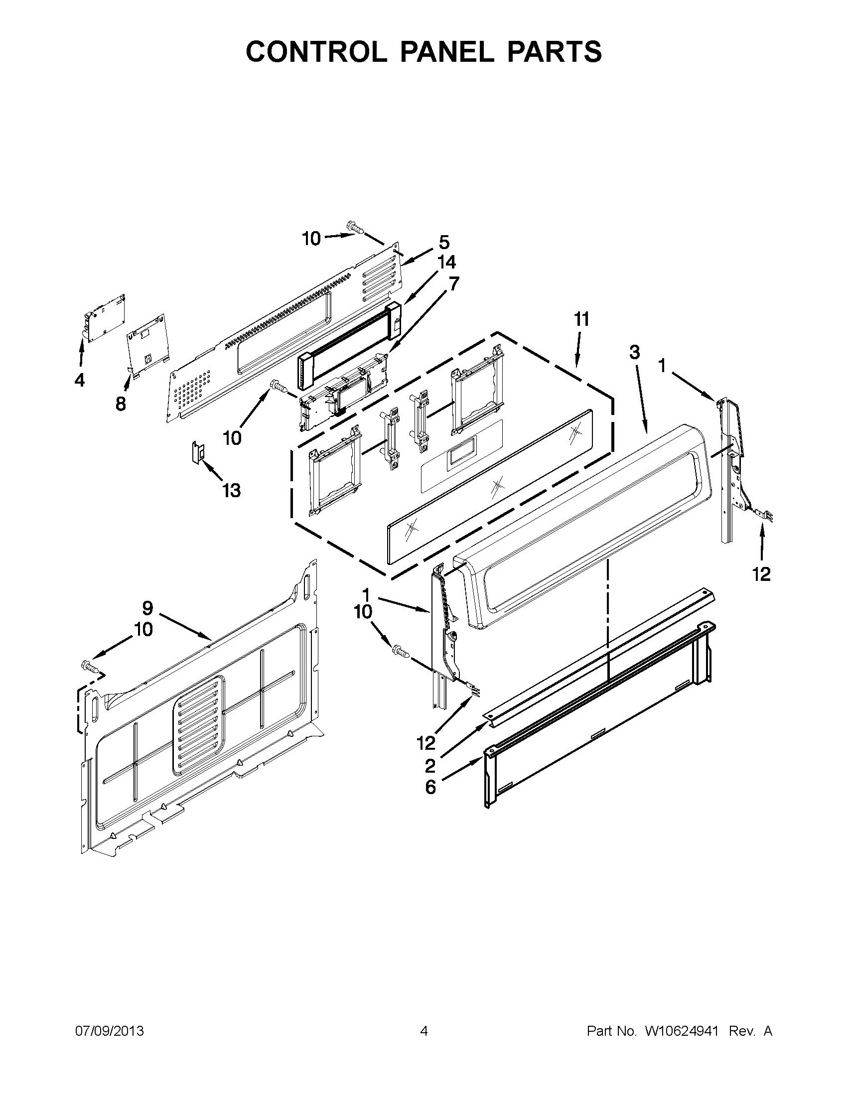 02 - CONTROL PANEL PARTS