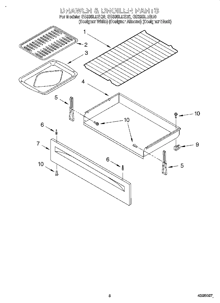 06 - DRAWER AND BROILER, LIT/OPTIONAL