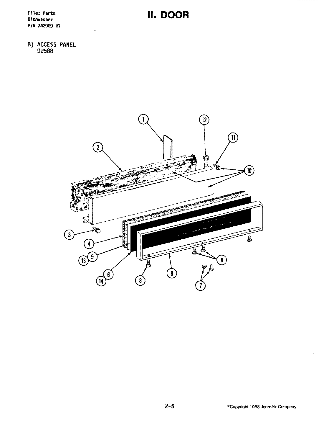 01 - ACCESS PANEL (DU588)