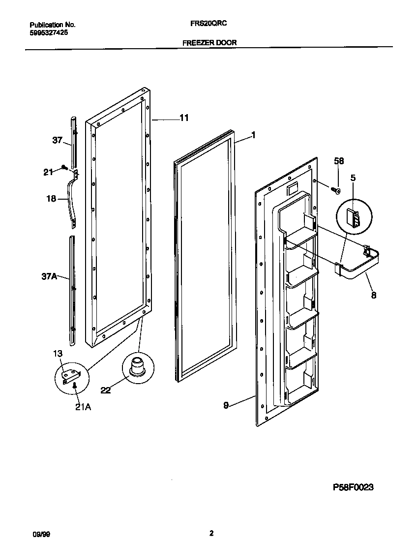 02 - FREEZER DOOR
