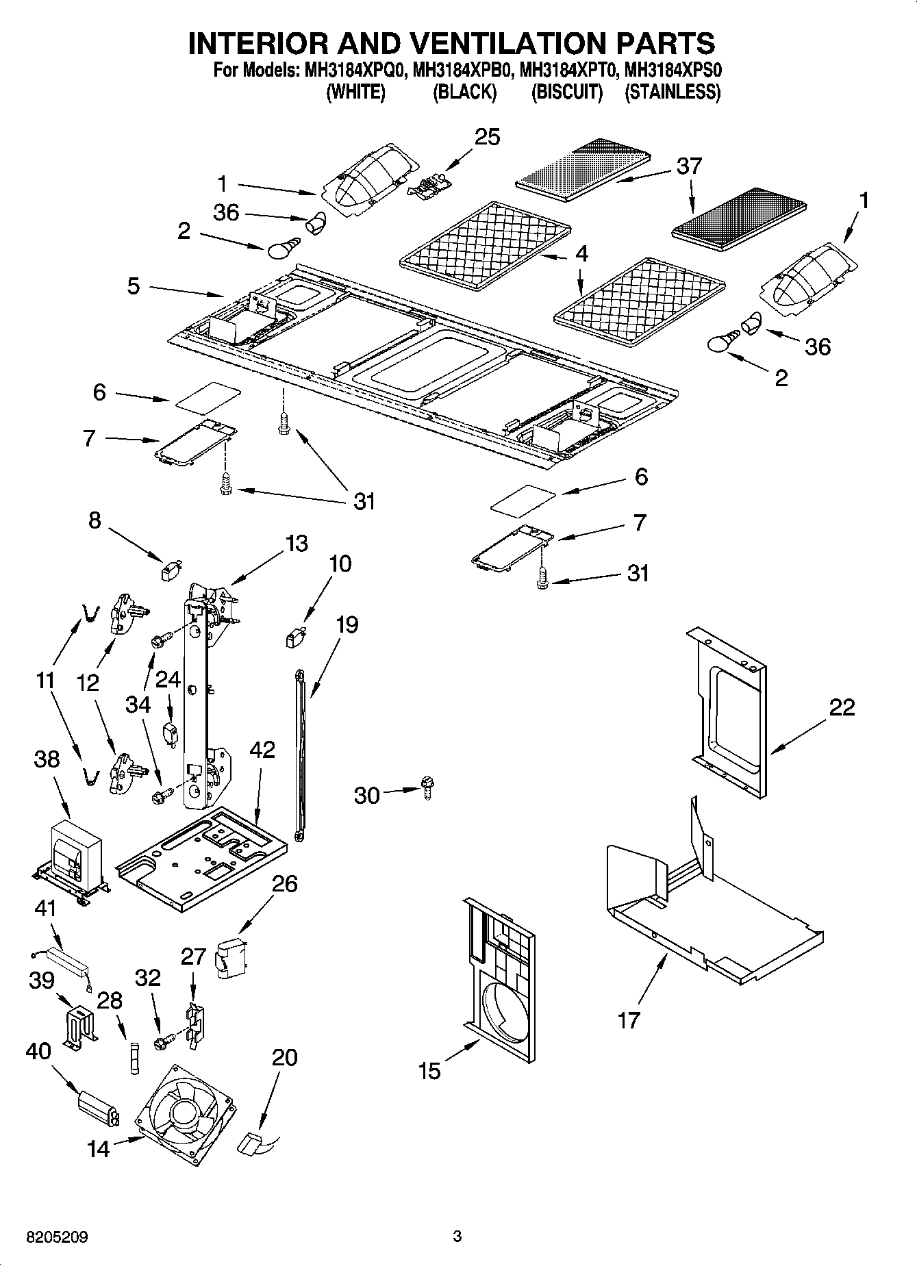 03 - INTERIOR AND VENTILATION PARTS