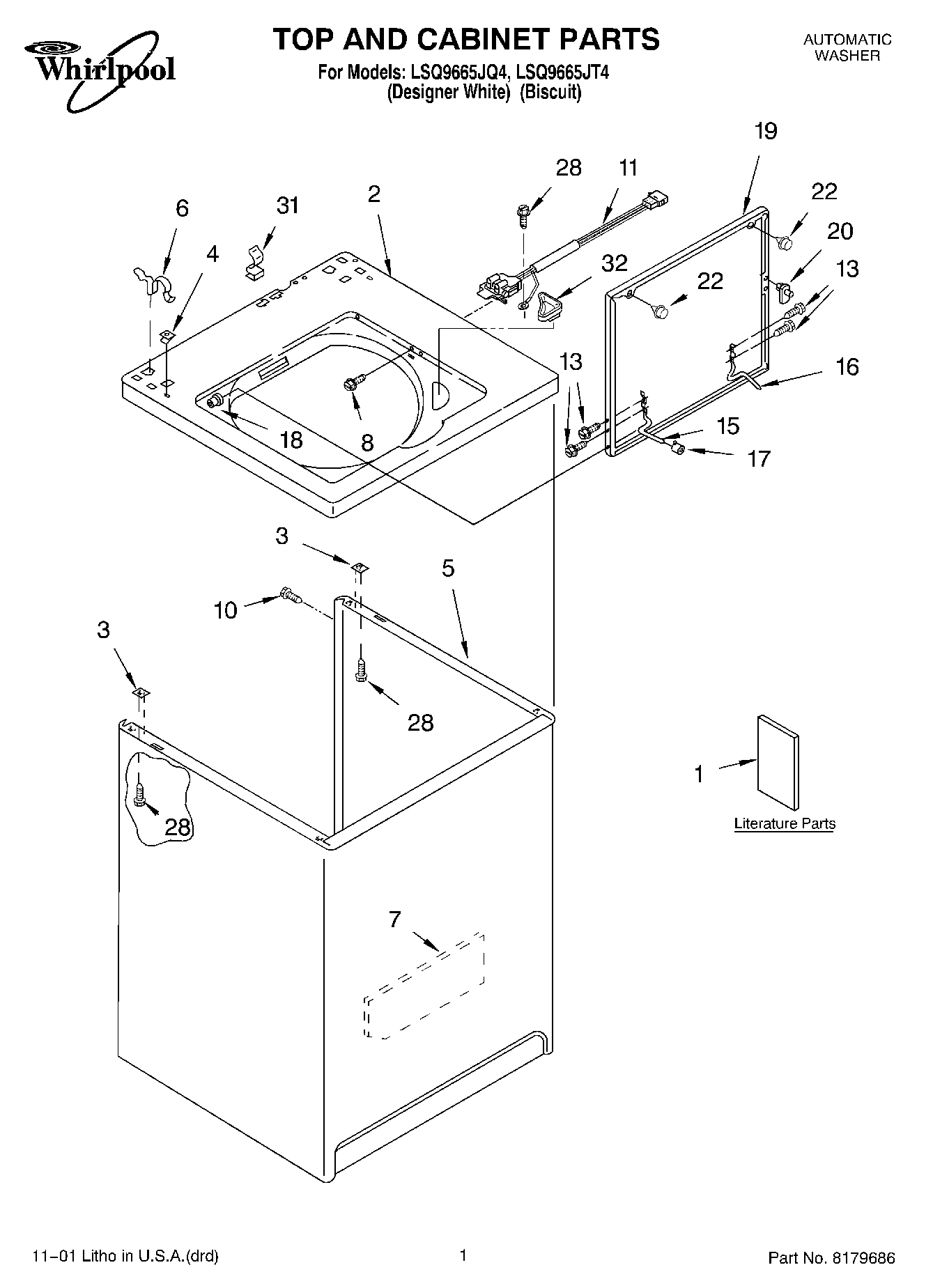 01 - TOP AND CABINET, LITERATURE