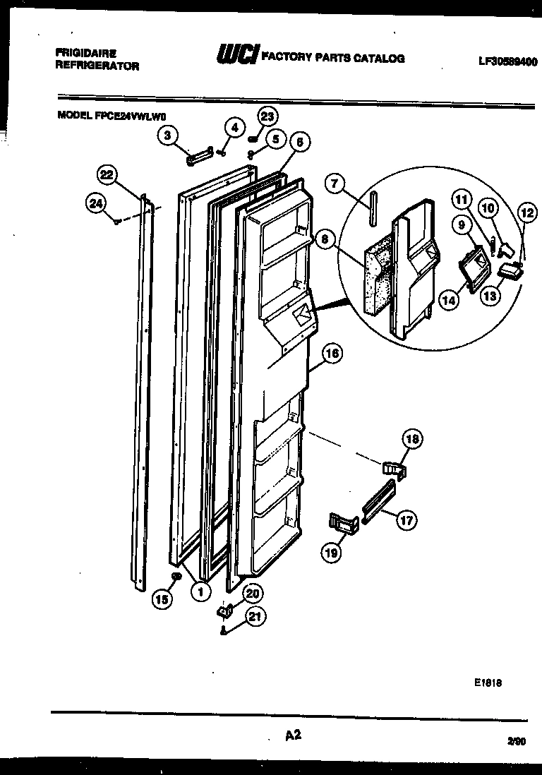 02 - FREEZER DOOR PARTS