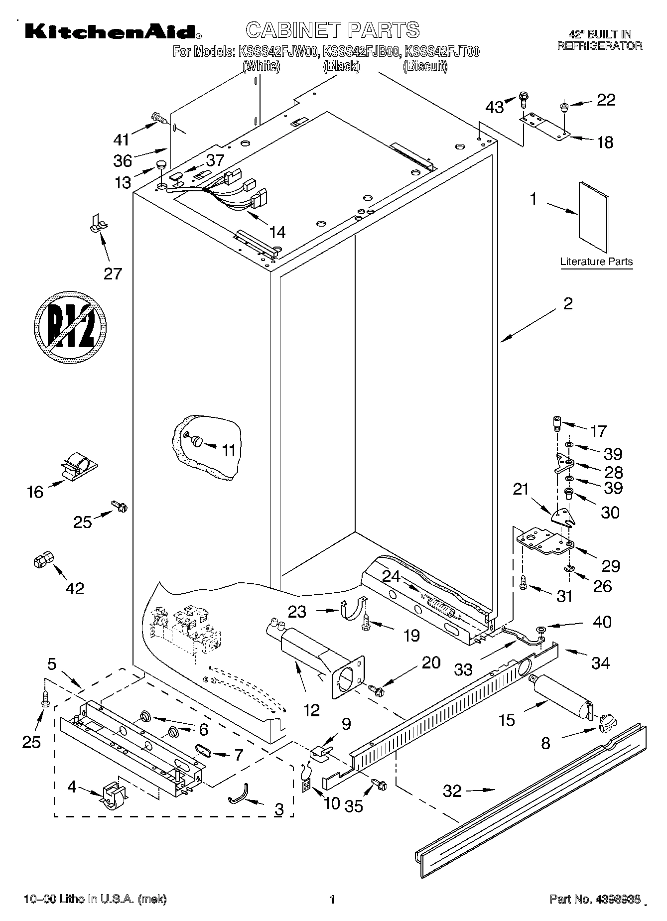01 - CABINET, LITERATURE