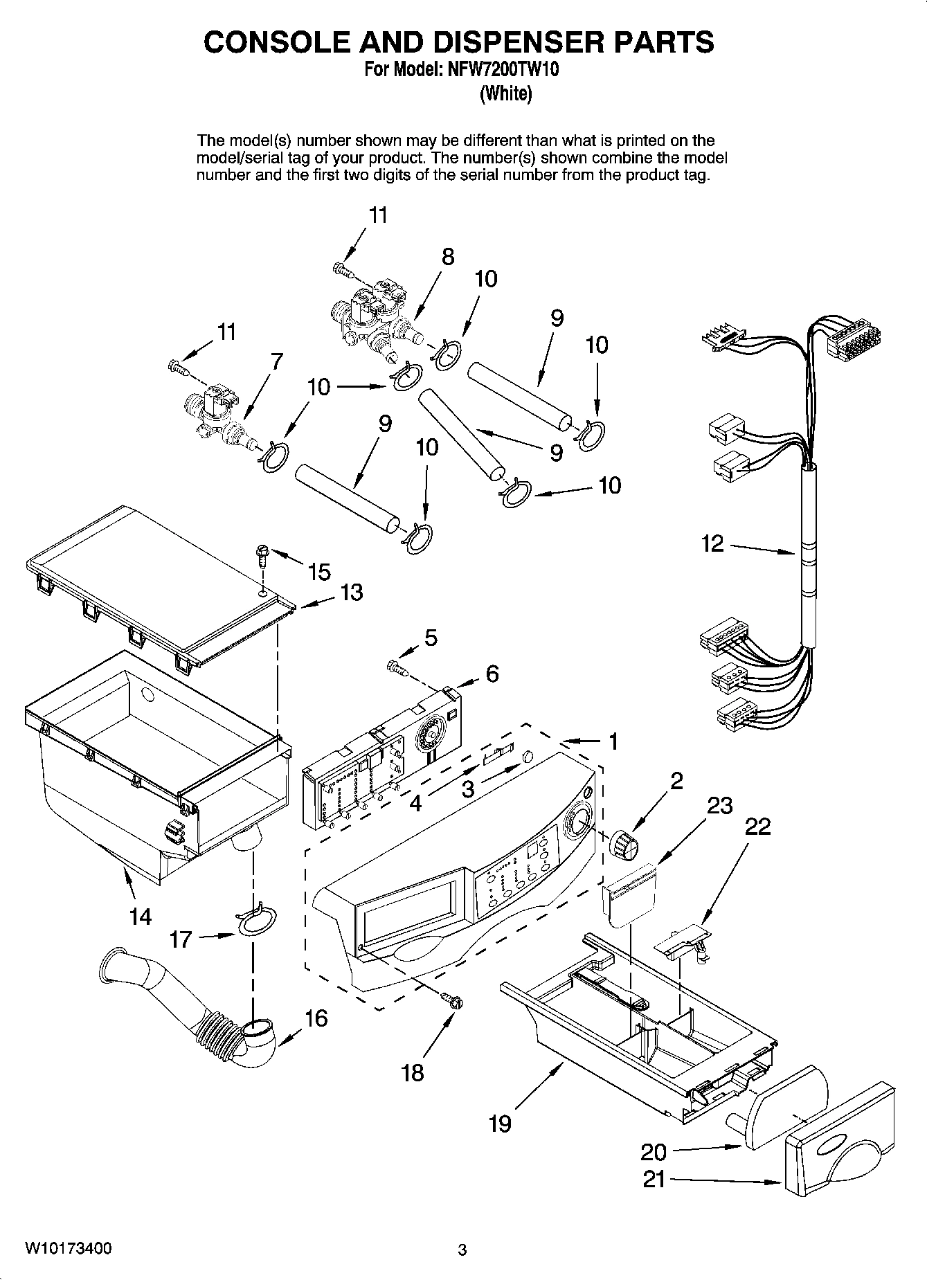 02 - CONSOLE AND DISPENSER PARTS