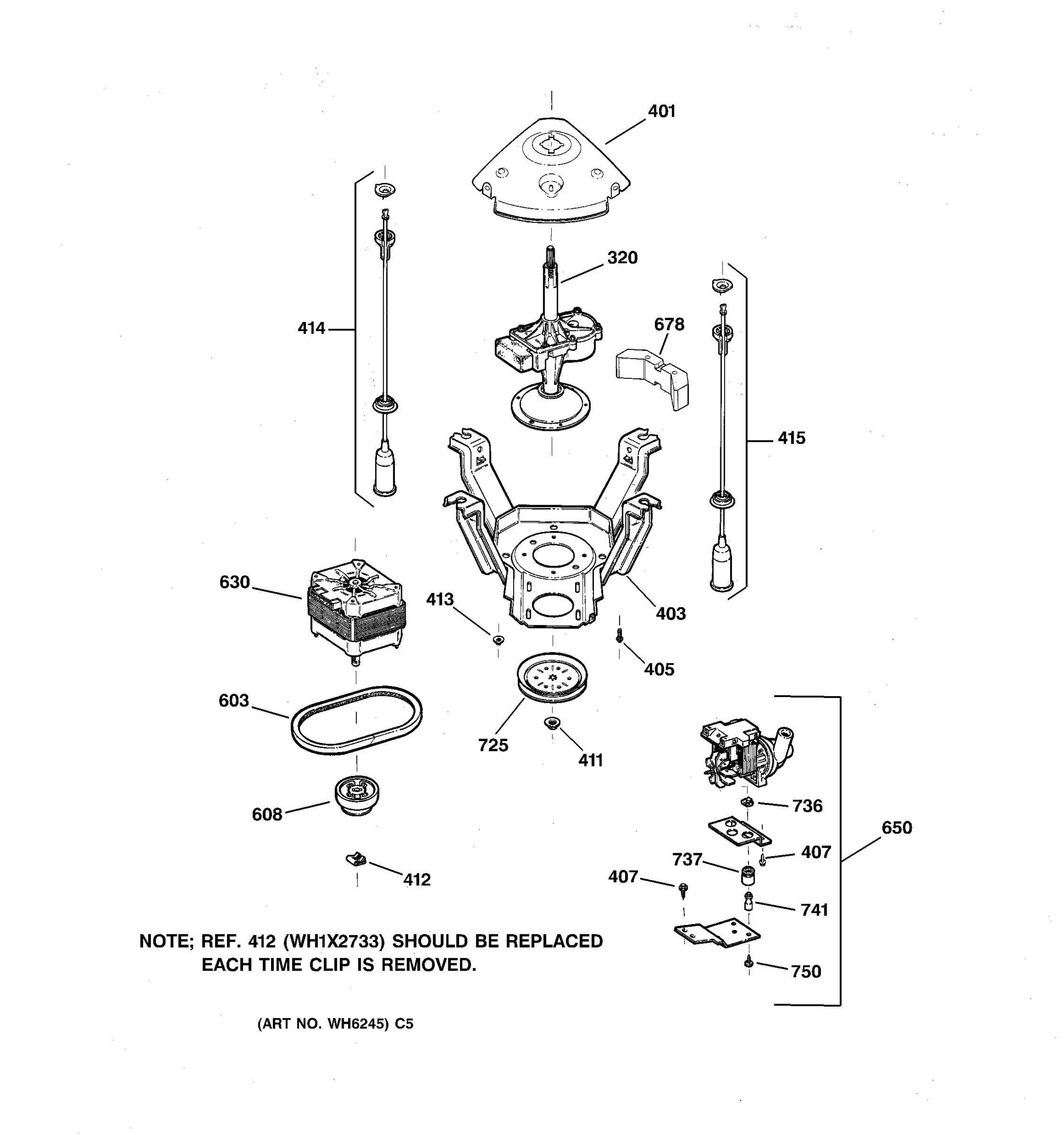 SUSPENSION, PUMP & DRIVE COMPONENTS