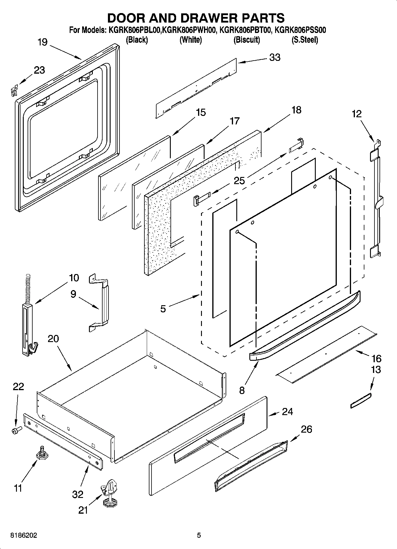 03 - DOOR AND DRAWER PARTS