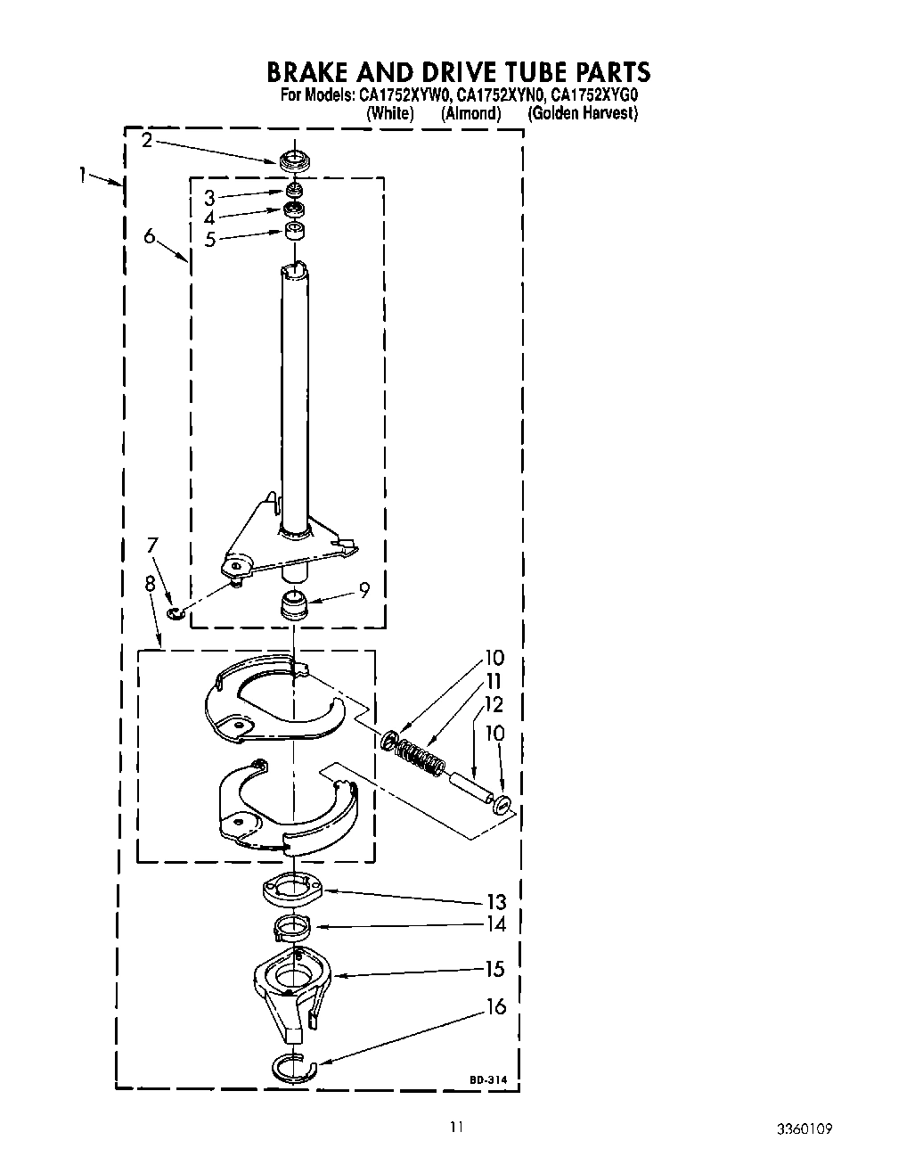08 - BRAKE AND DRIVE TUBE