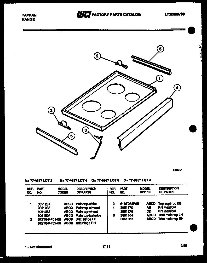 02 - COOKTOP PARTS
