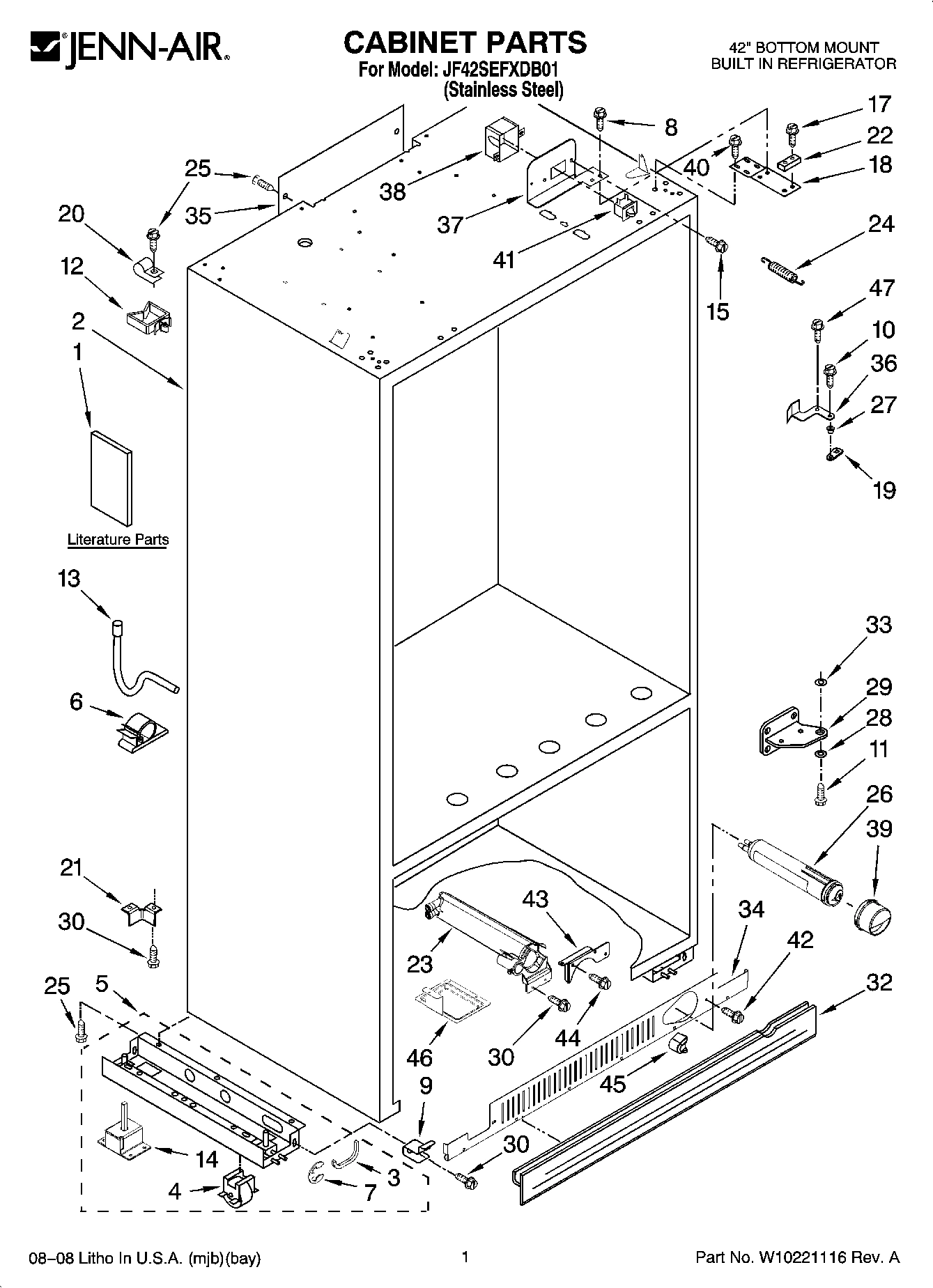 01 - CABINET PARTS