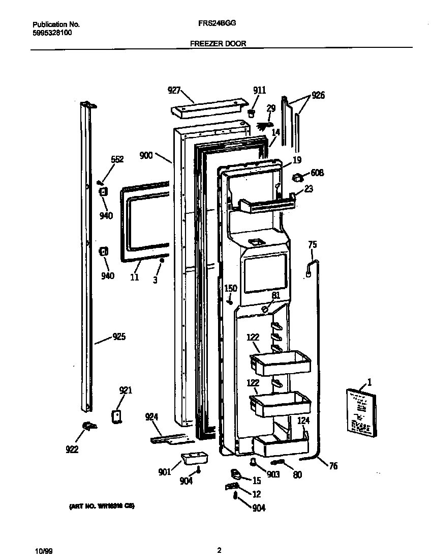 02 - FREEZER DOOR
