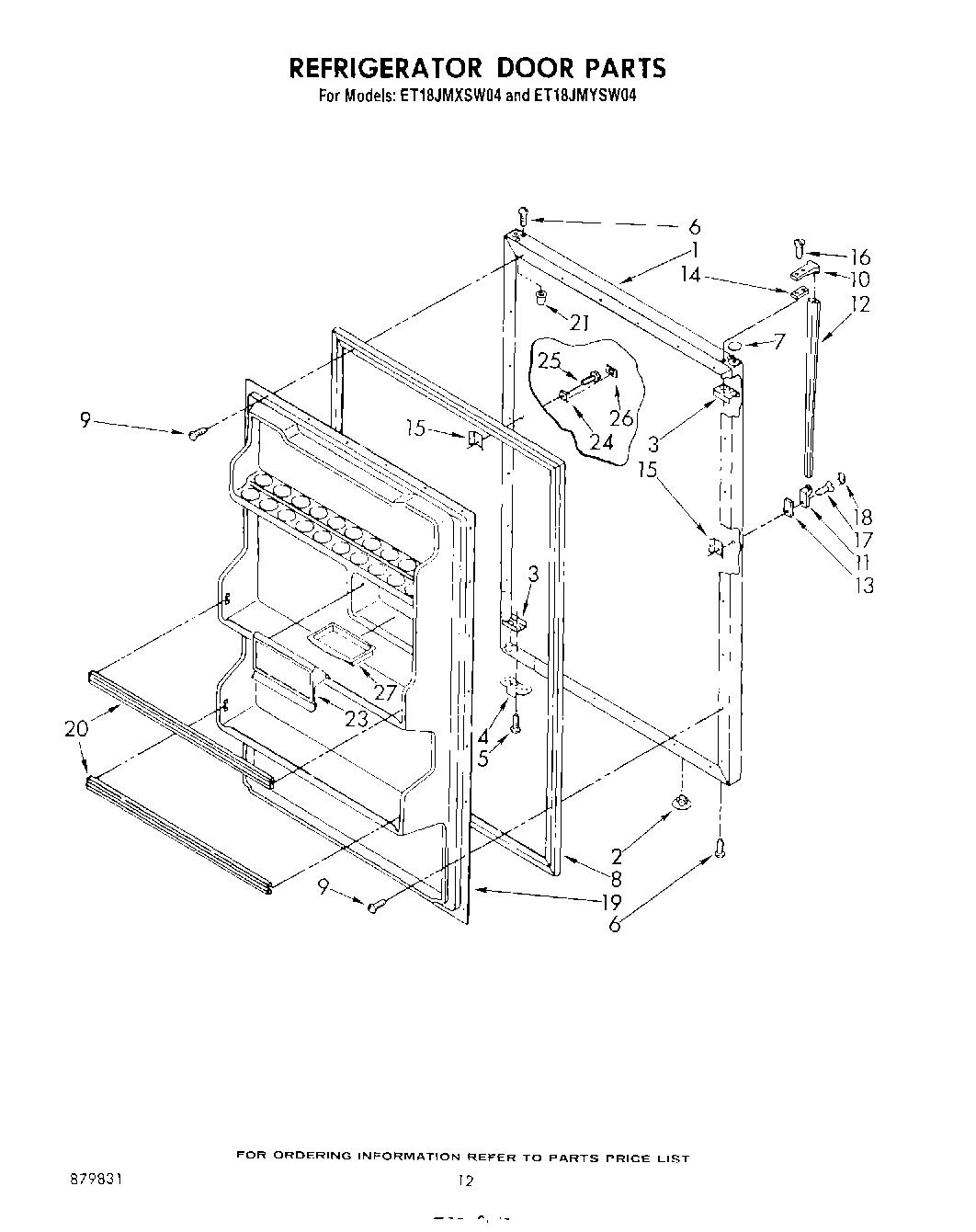 09 - REFRIGERATOR DOOR , LIT/OPTIONAL