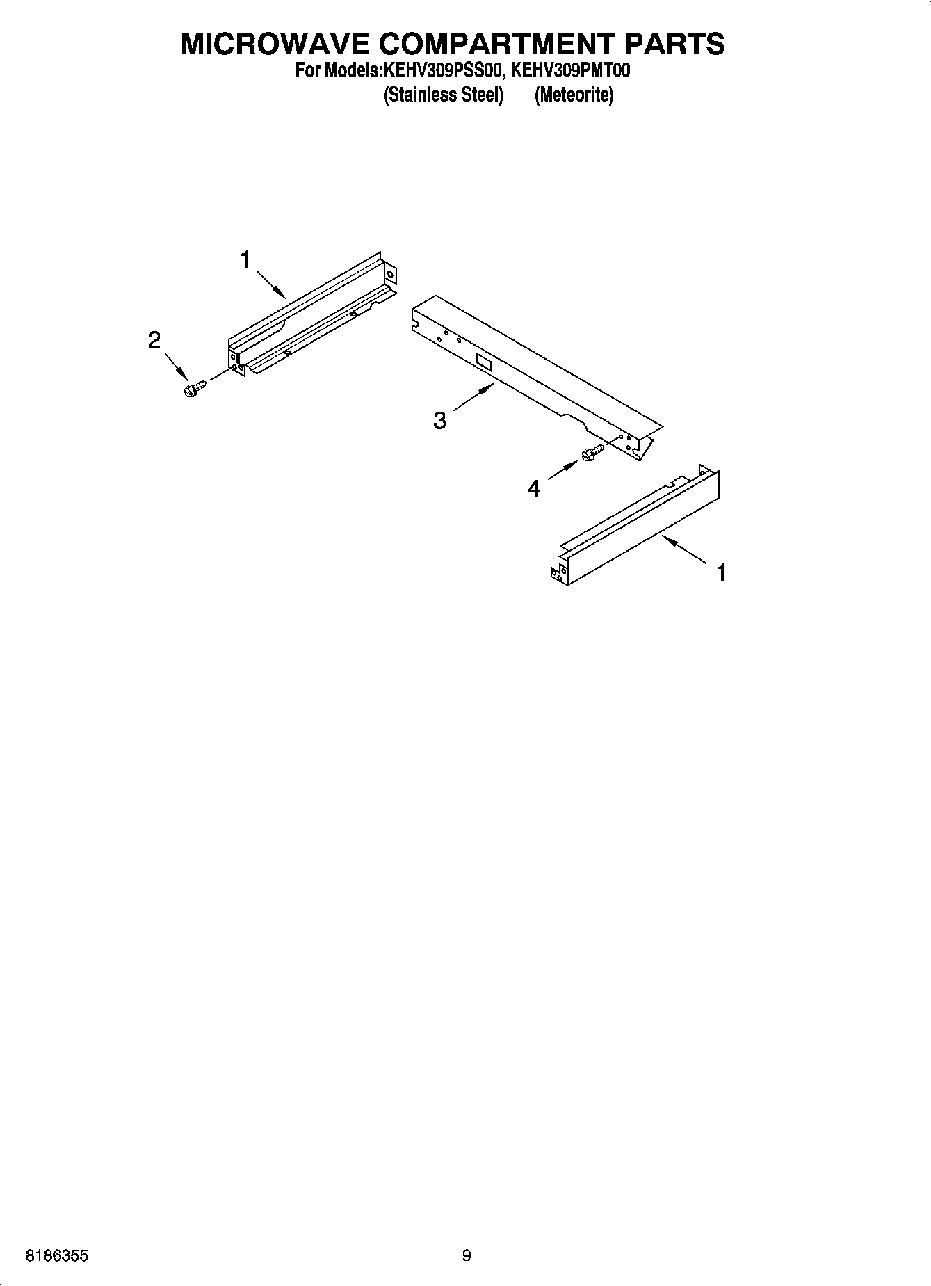 07 - MICROWAVE COMPARTMENT PARTS