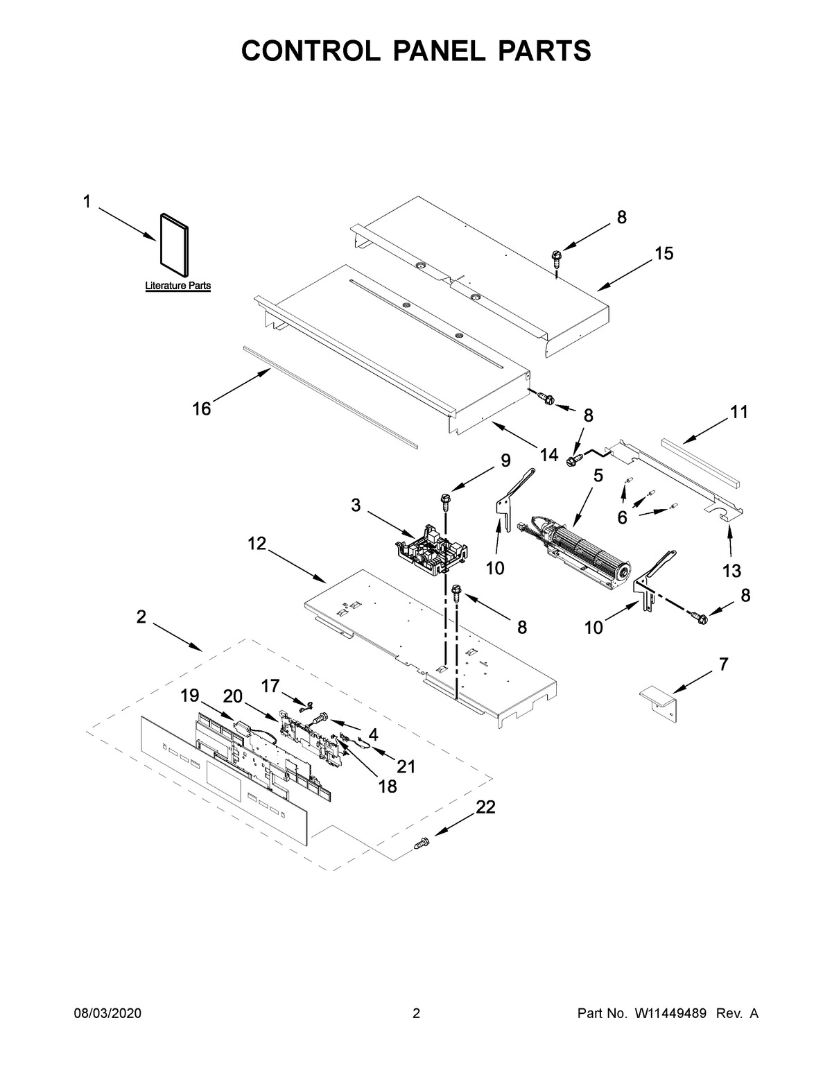 02 - CONTROL PANEL PARTS