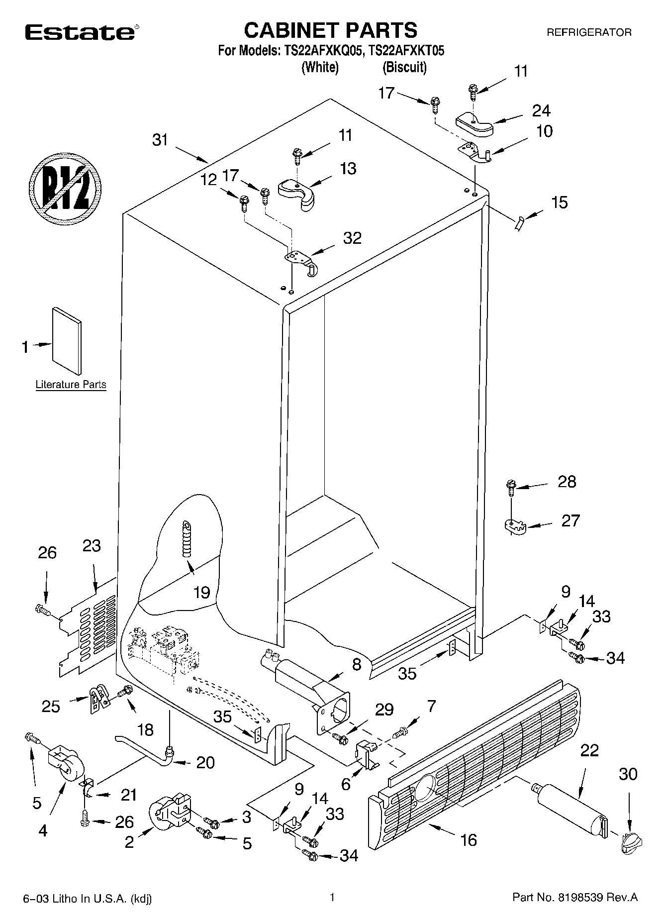 01 - CABINET PARTS