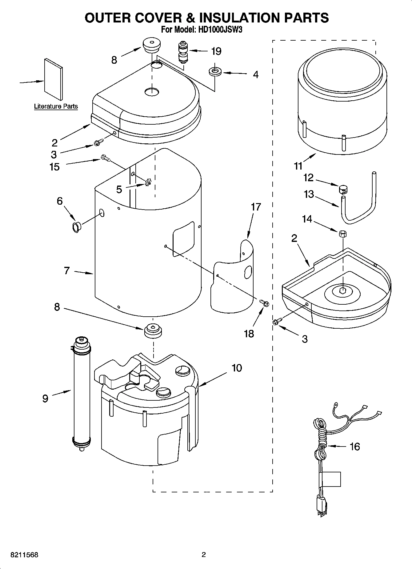 01 - OUTER COVER & INSULATION PARTS