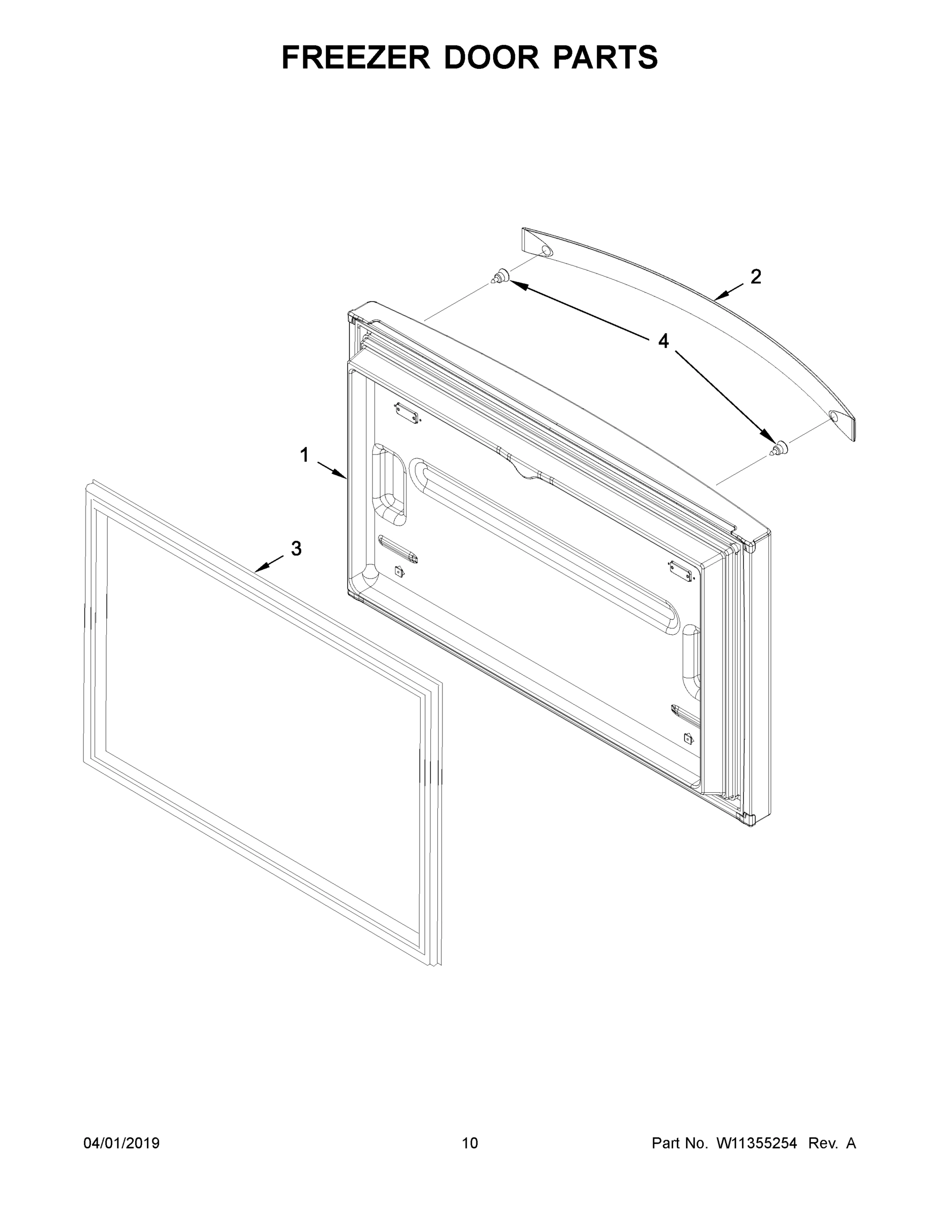 06 - FREEZER DOOR PARTS