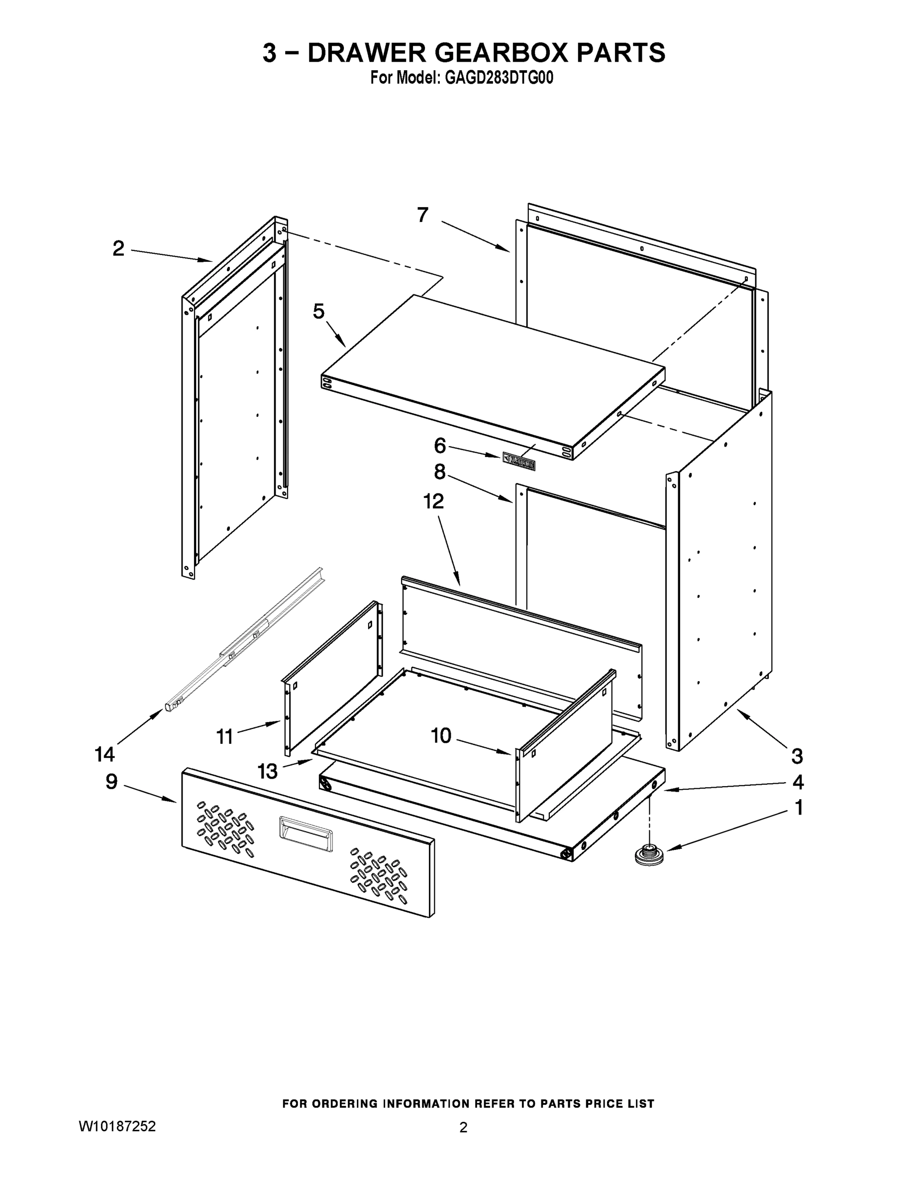 01 - 3 - DRAWER GEARBOX PARTS