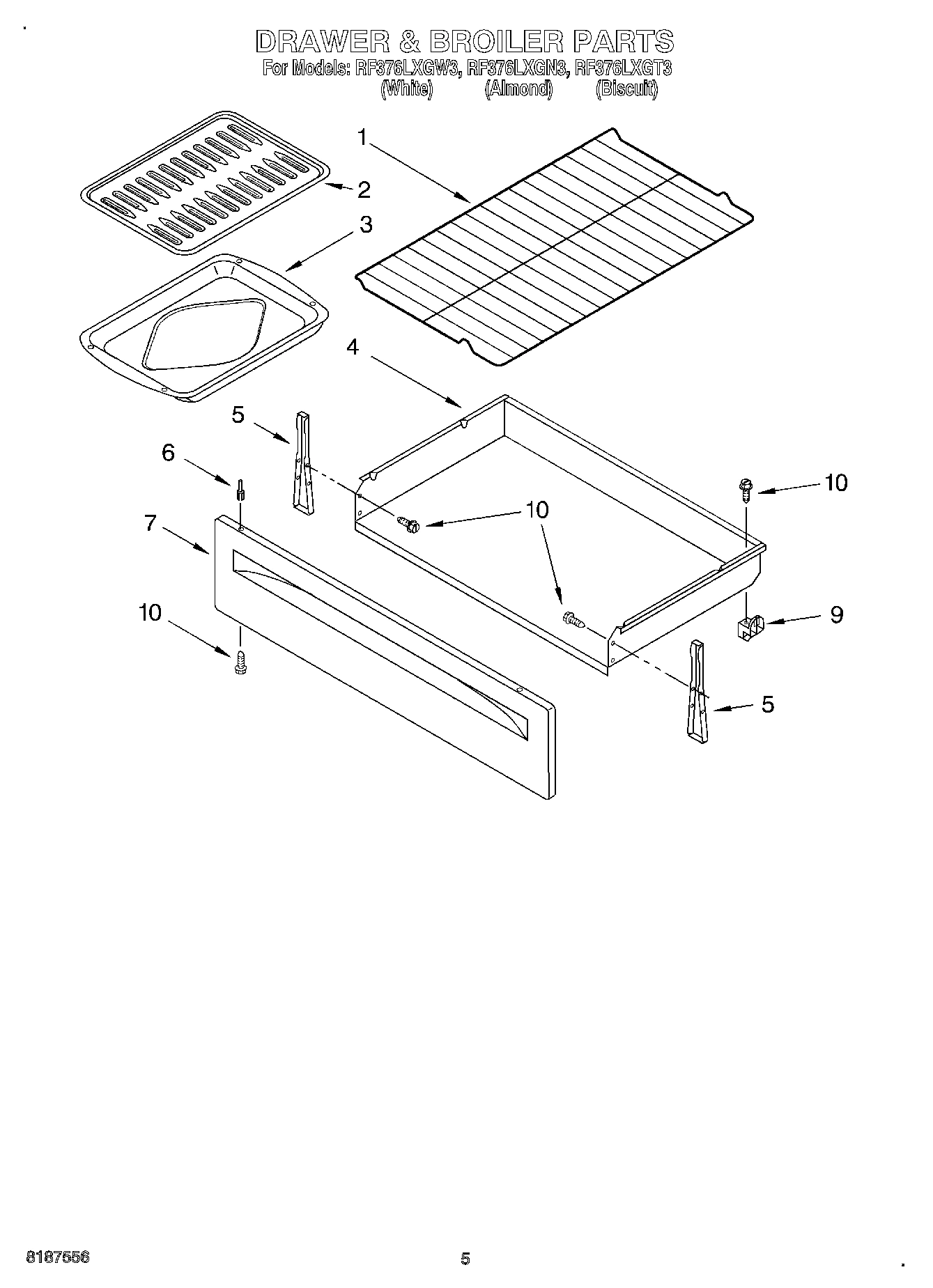 04 - DRAWER AND BROILER