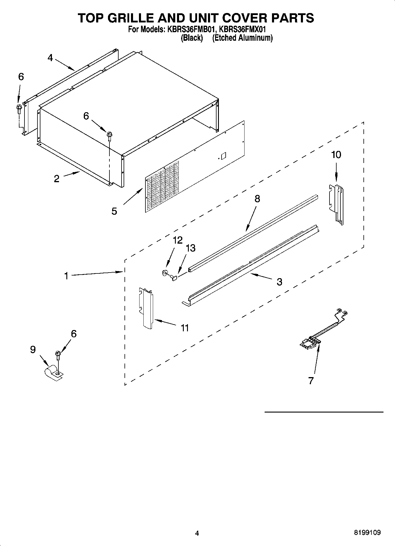 03 - TOP GRILLE AND UNIT COVER PARTS