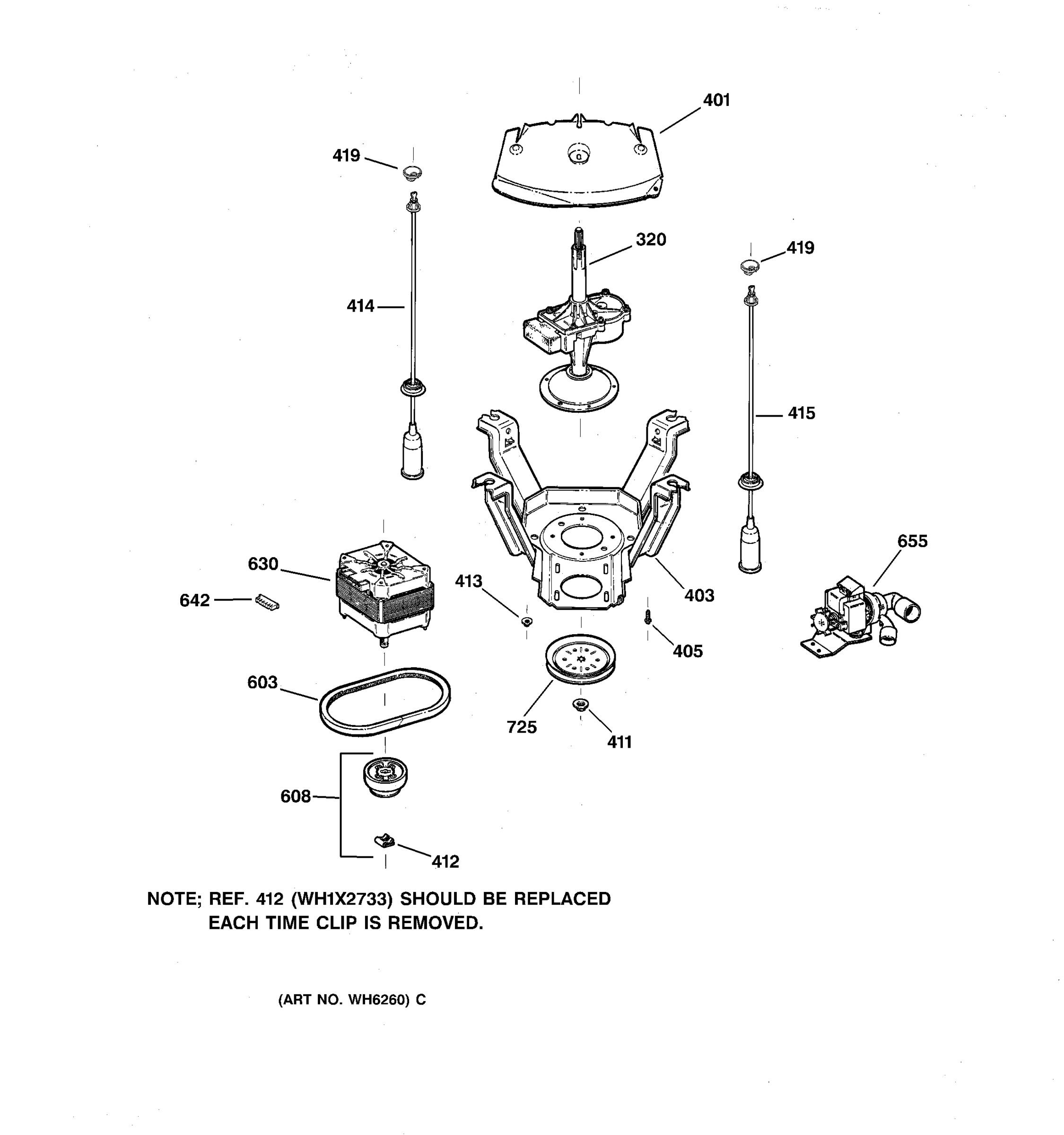 SUSPENSION, PUMP & DRIVE COMPONENTS