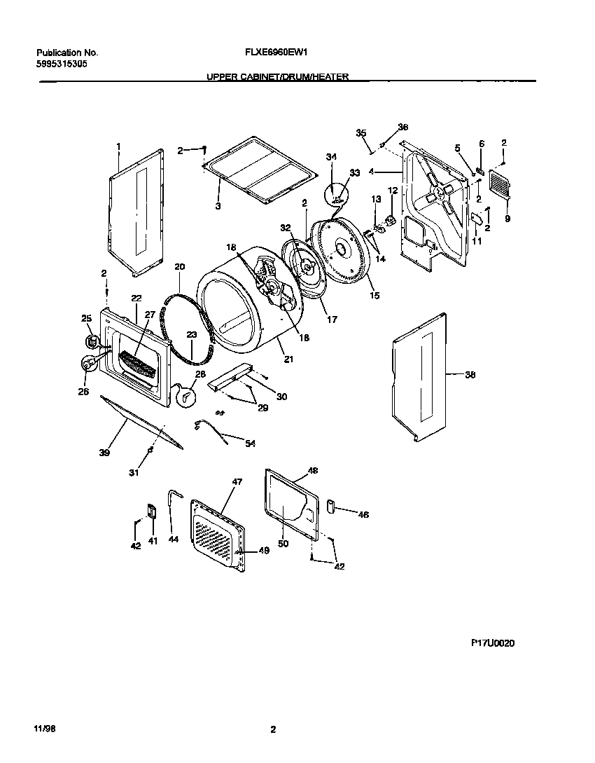 03 - UPPER CABINET/DRUM/HEATER