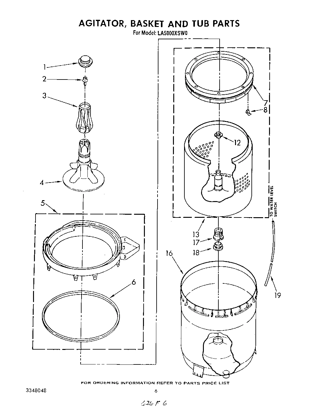 04 - AGITATOR, BASKET AND TUB