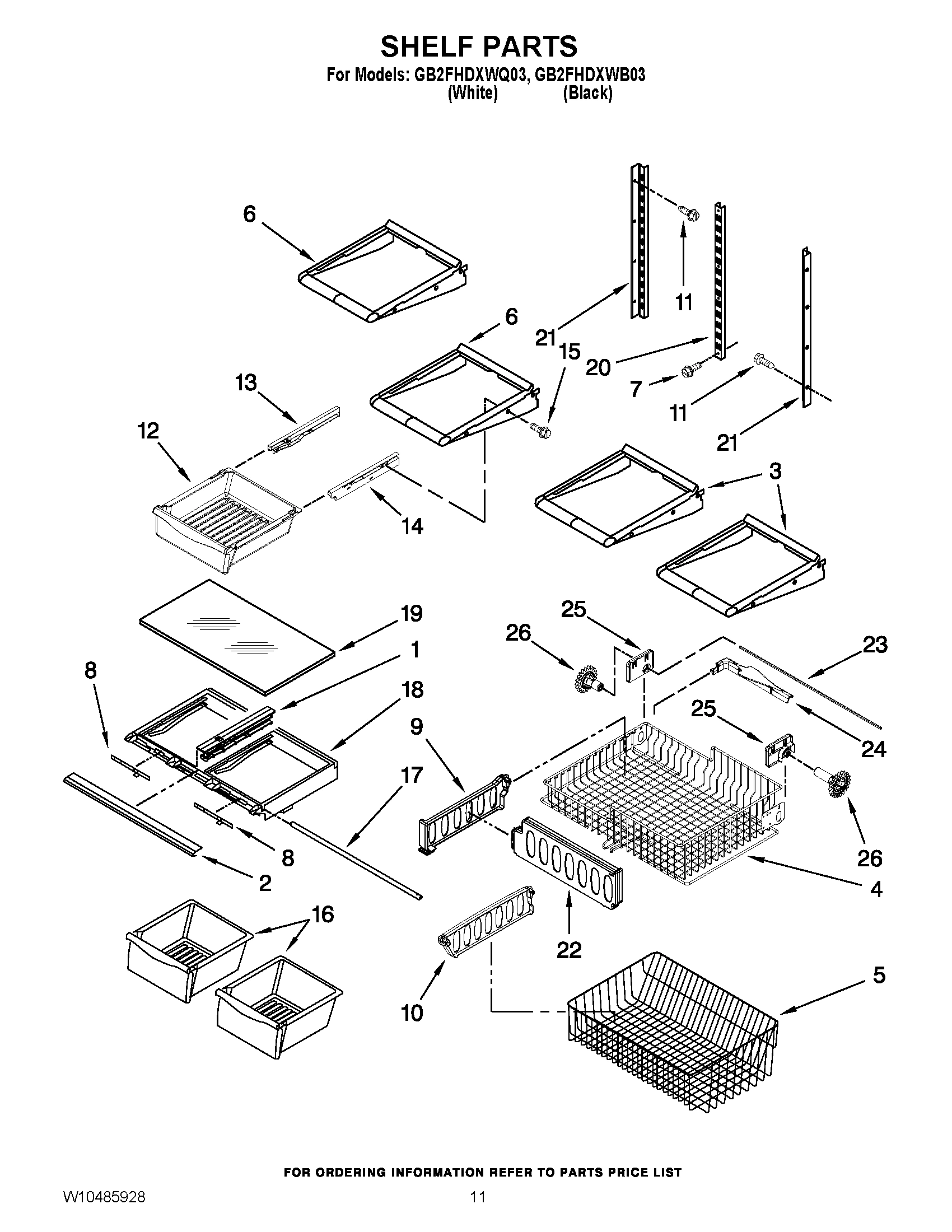 07 - SHELF PARTS