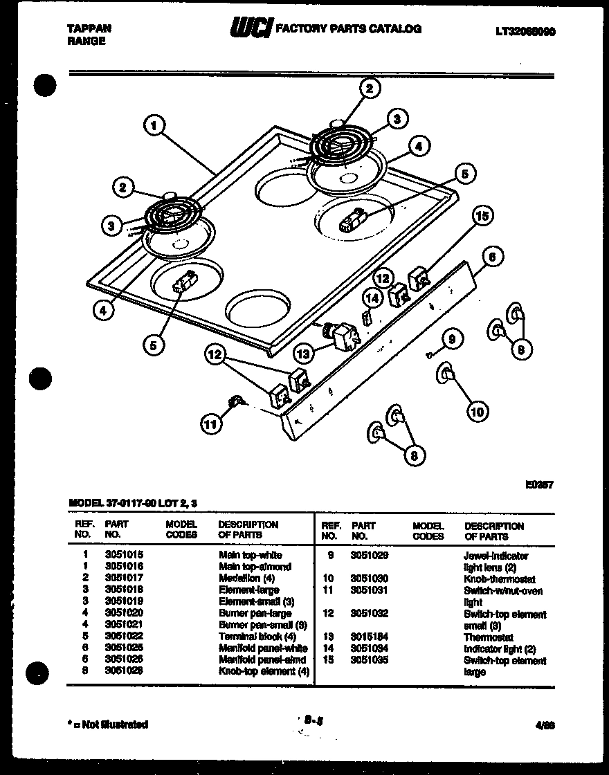 03 - COOKTOP PARTS