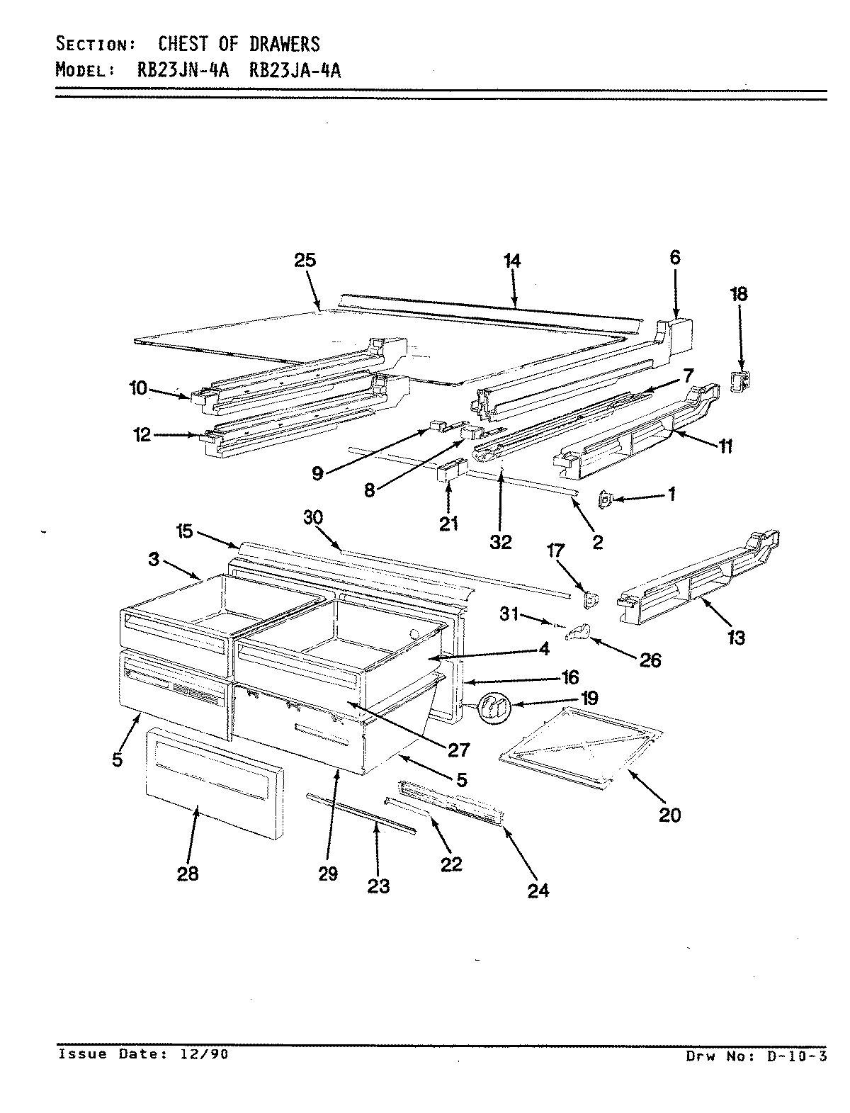 01 - CHEST OF DRAWERS