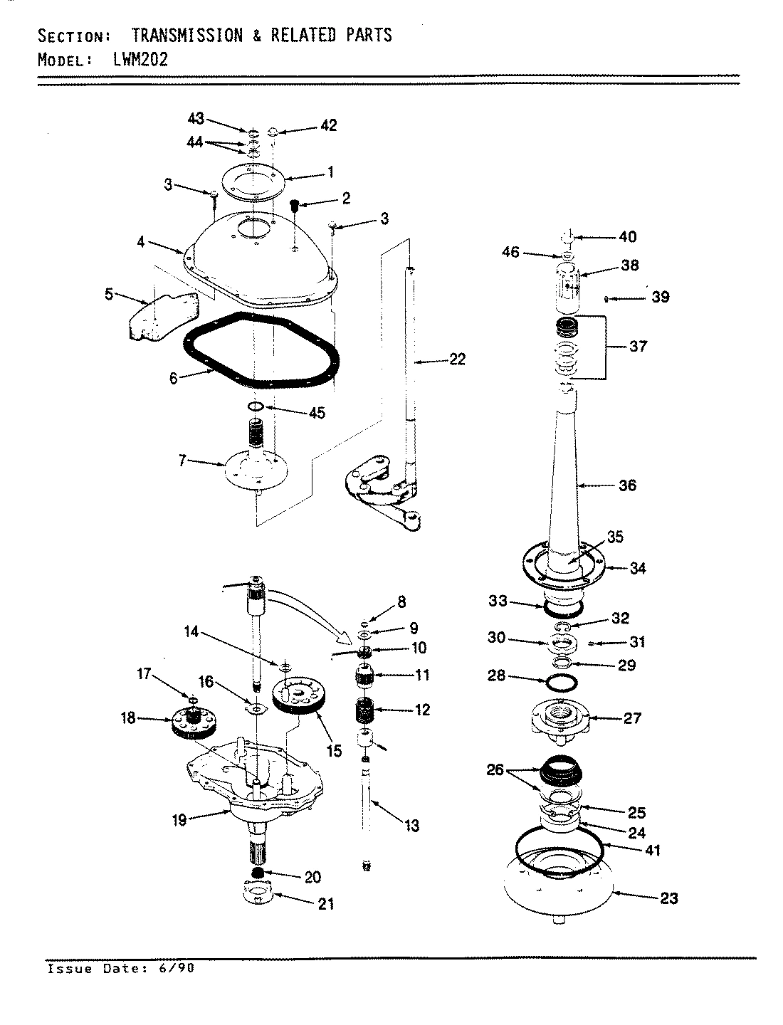 08 - TRANSMISSION & RELATED PARTS (REV. E-G)