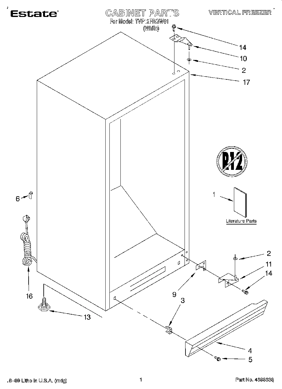 01 - CABINET, LITERATURE
