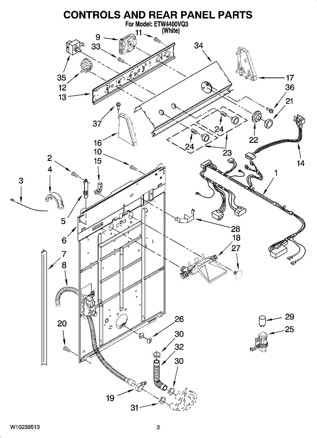 02 - CONTROLS AND REAR PANEL PARTS