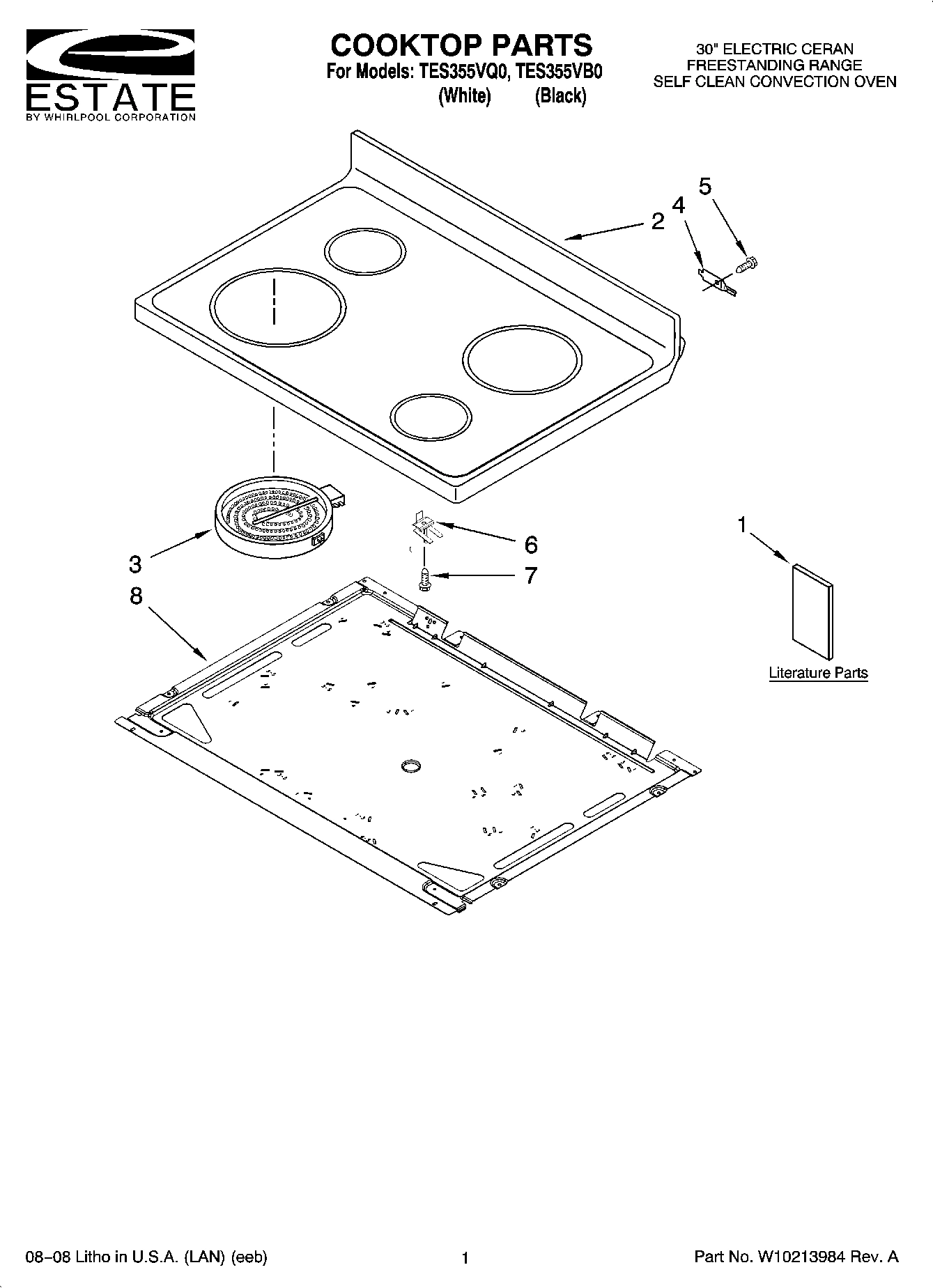 01 - COOKTOP PARTS