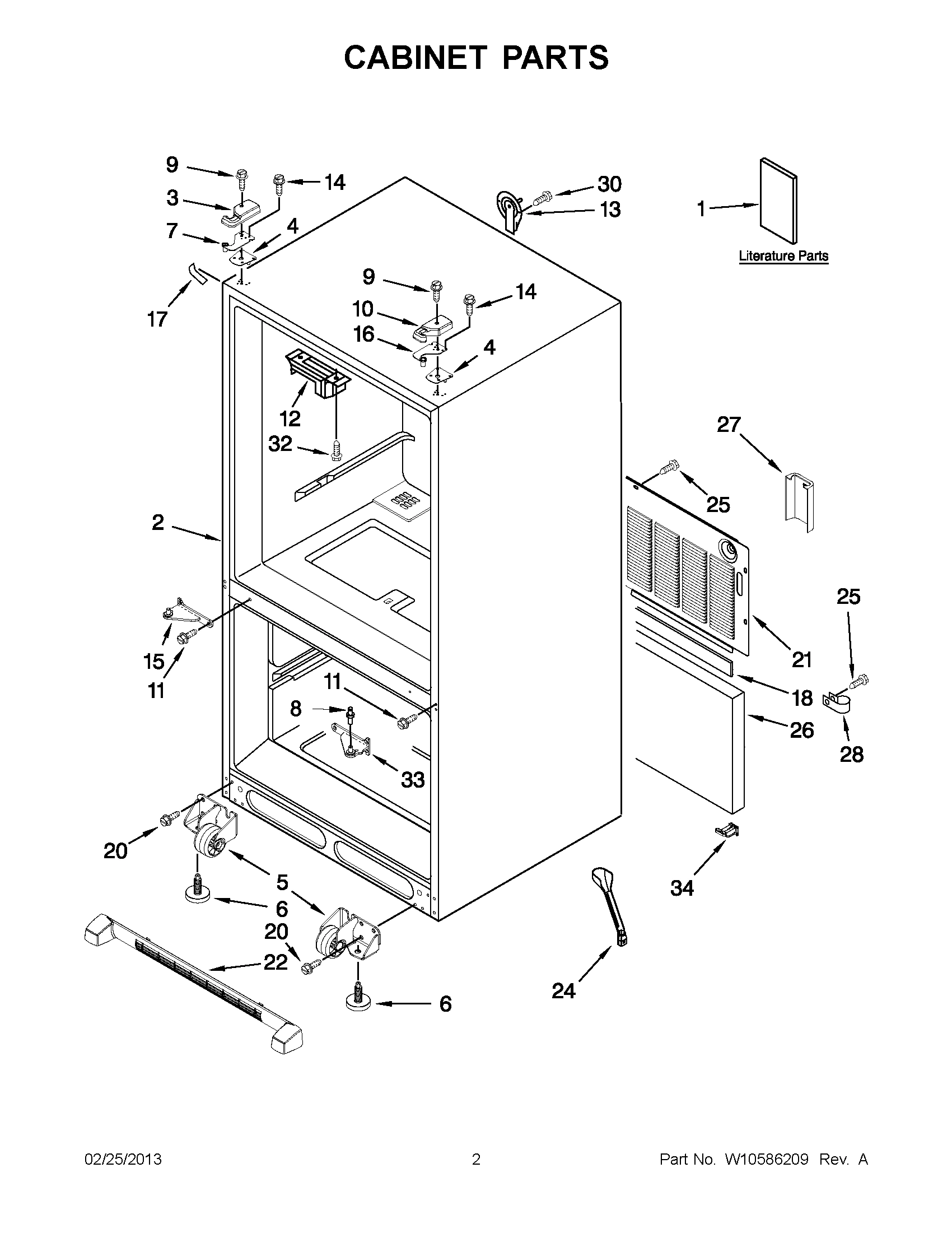 01 - CABINET PARTS