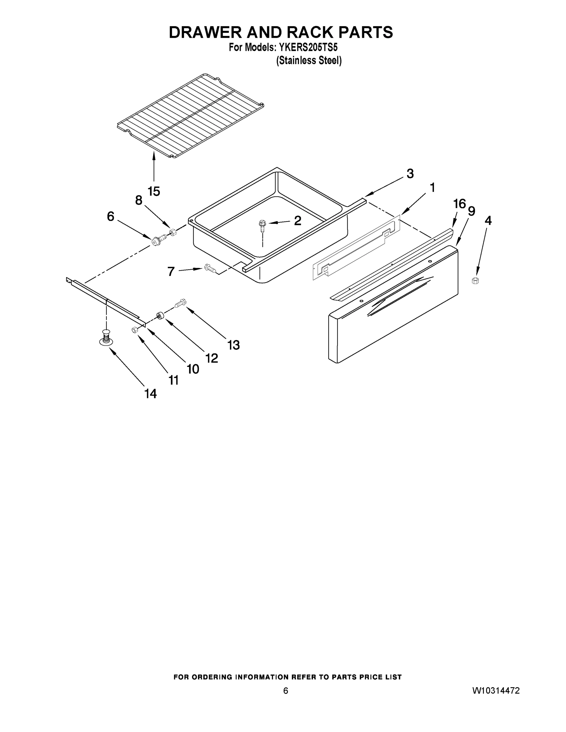 05 - DRAWER AND RACK PARTS