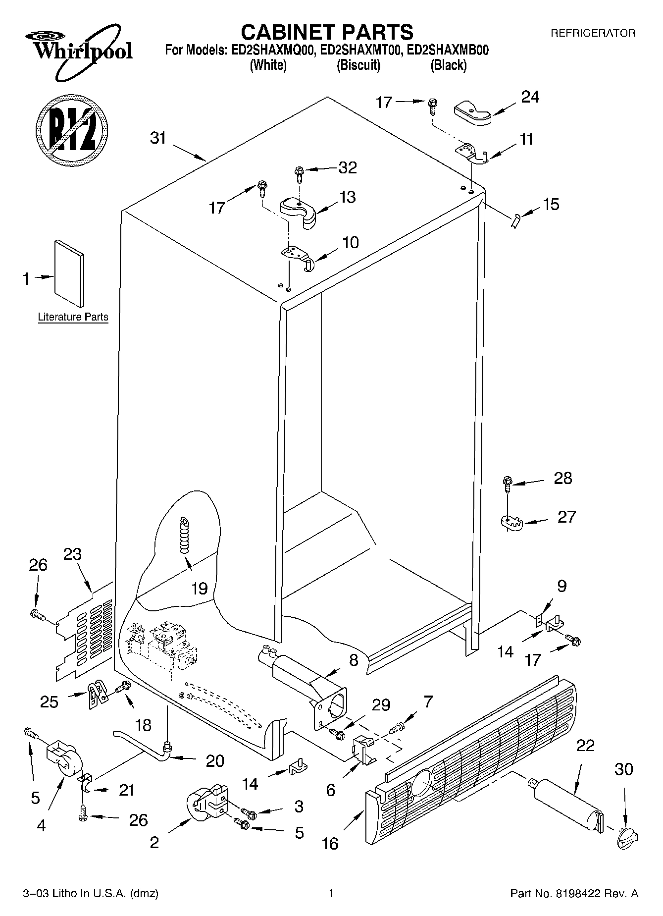 01 - CABINET PARTS