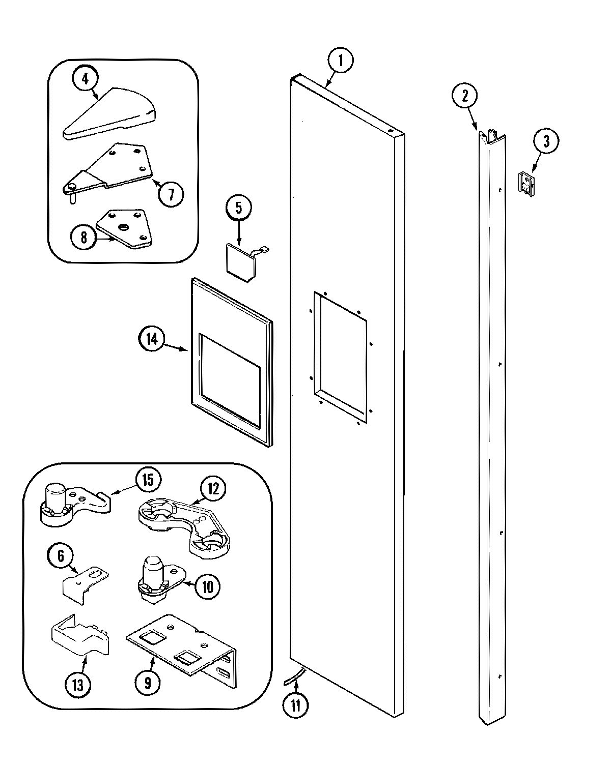06 - FREEZER OUTER DOOR (JSD2789GES)